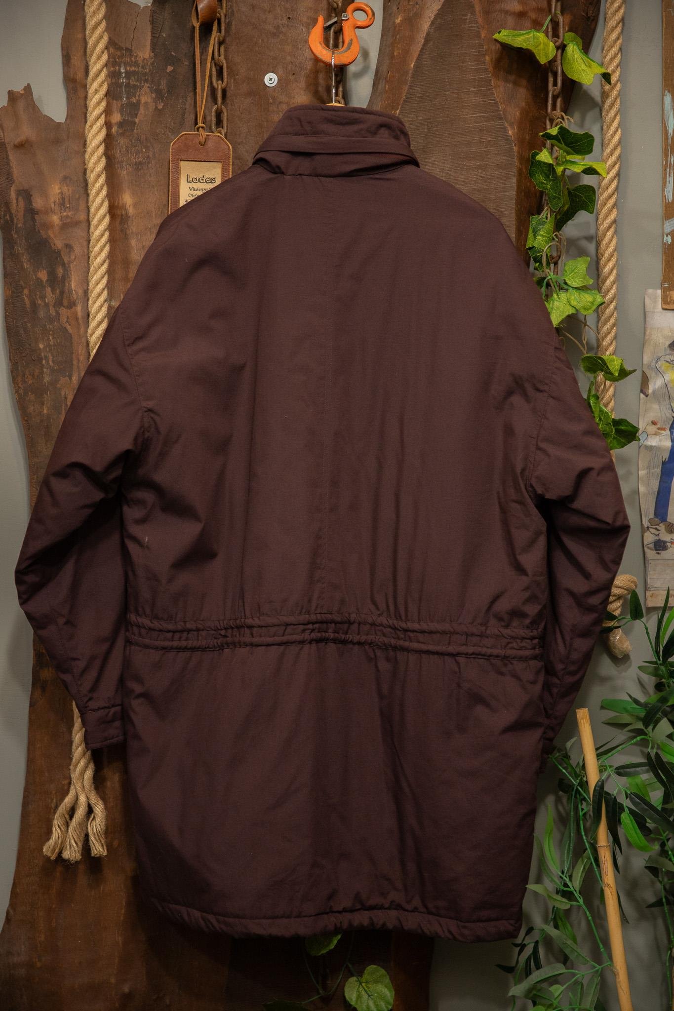 90's Oversize Purple Long Coat/Mont