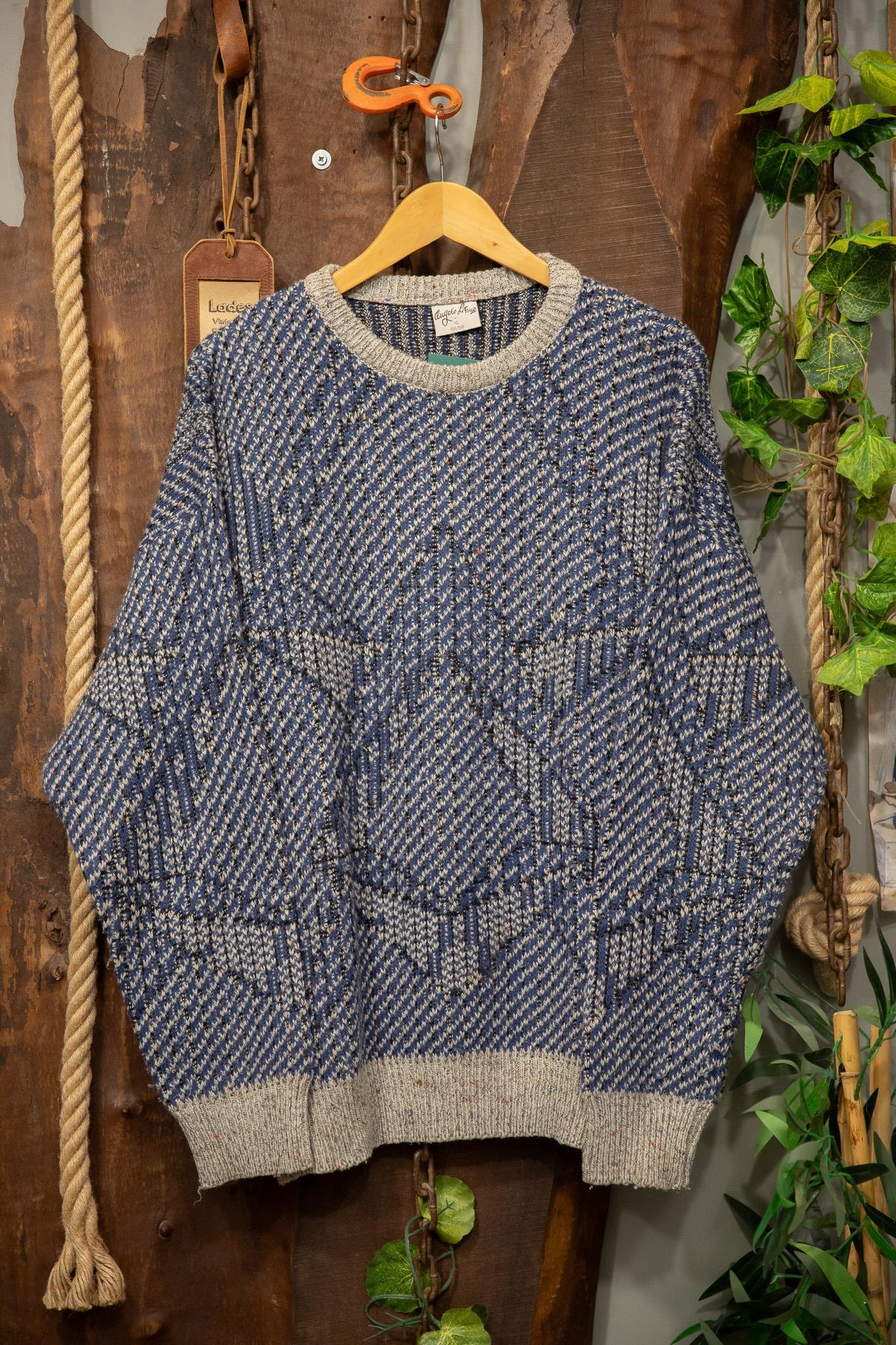 90's Oversize Yün Kazak