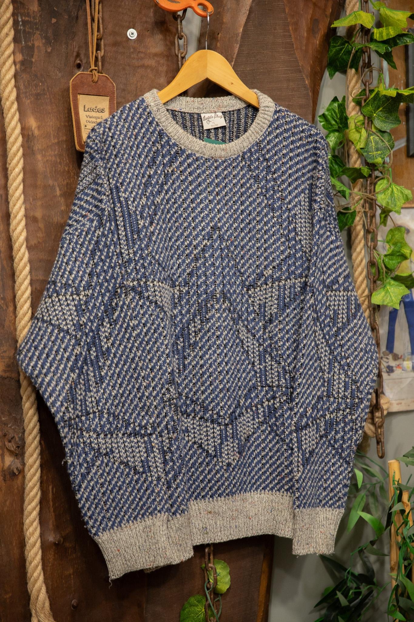 90's Oversize Yün Kazak