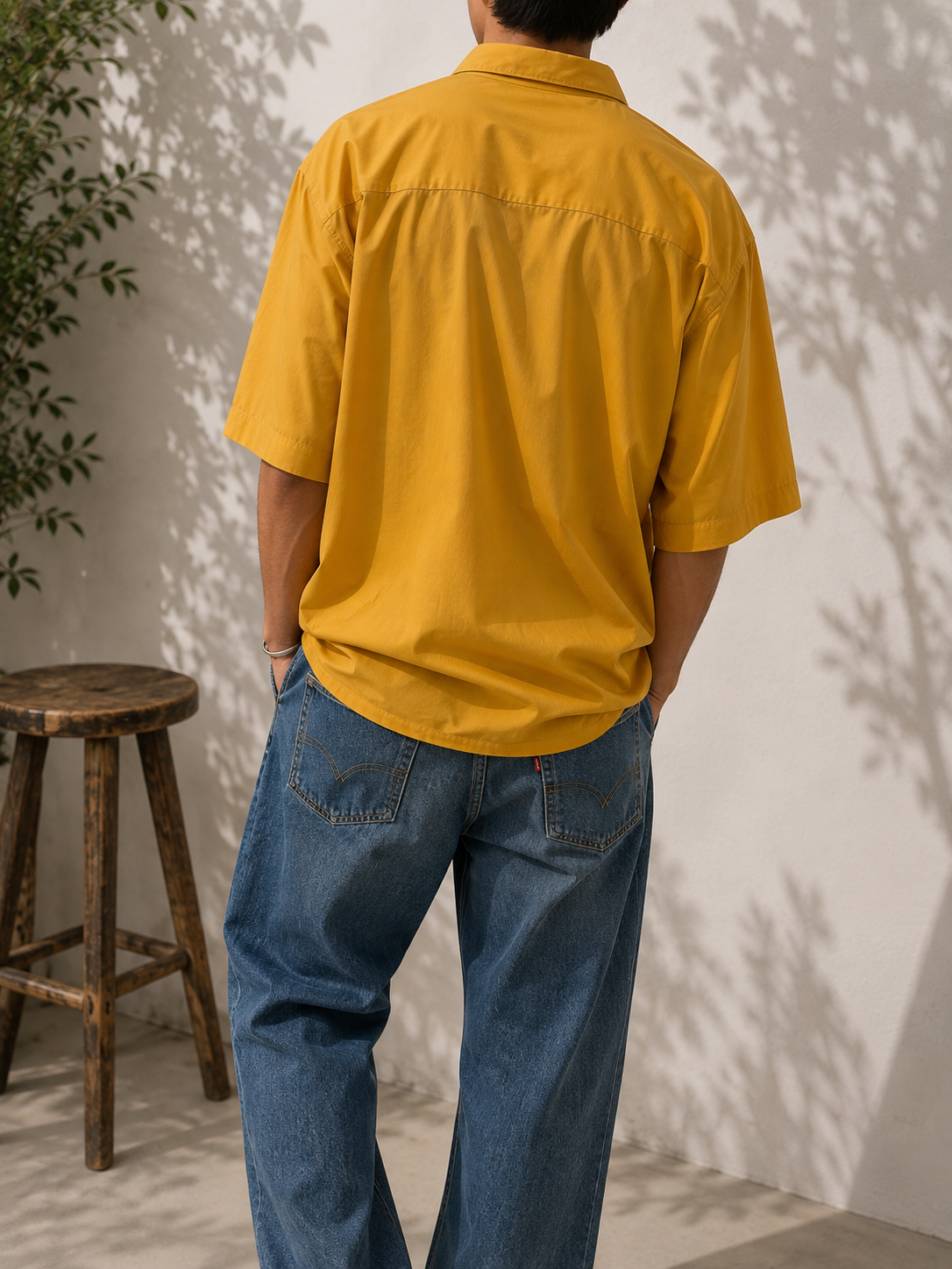 90s Preppy/lvy Salaş Gömlek
