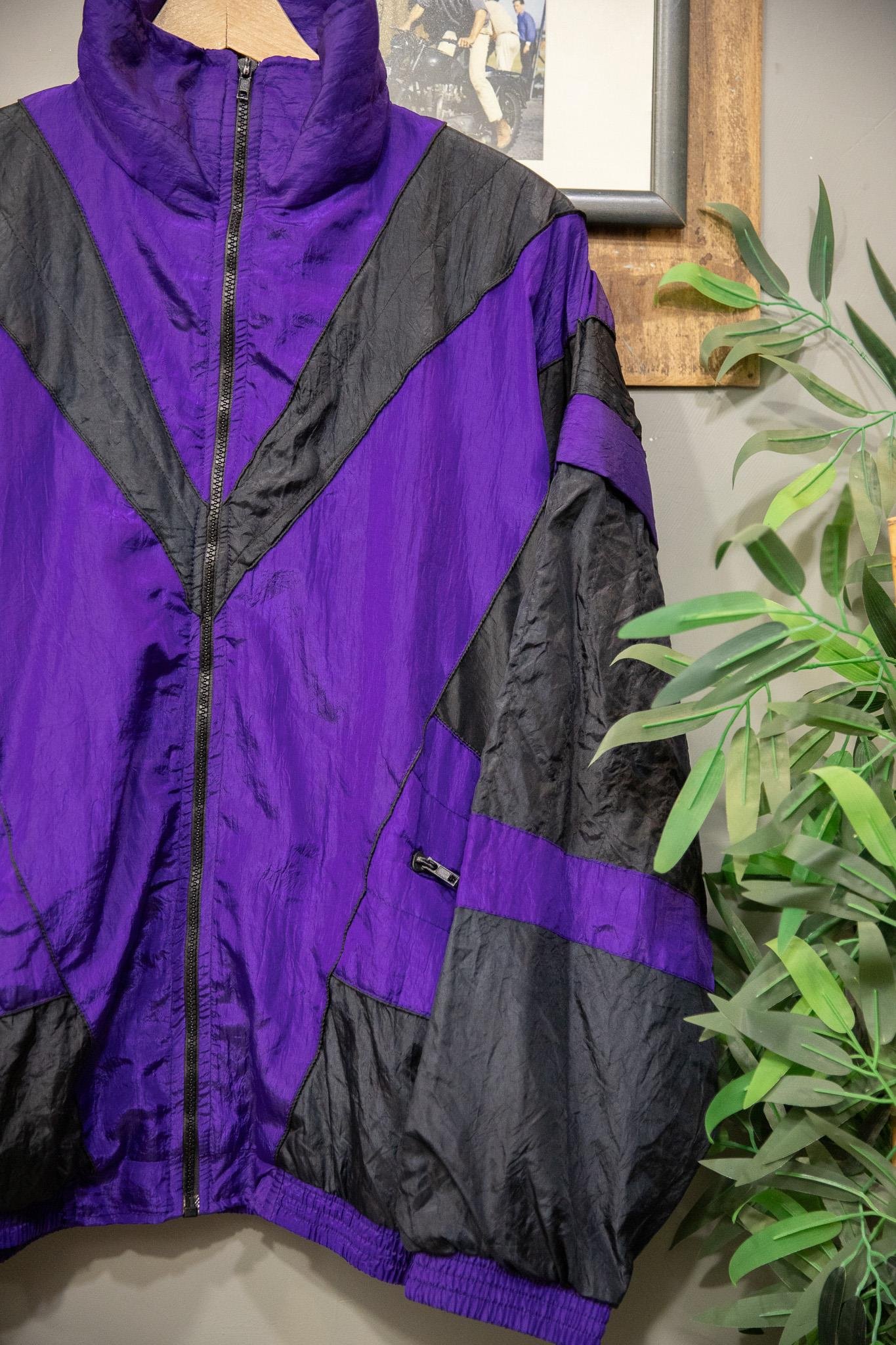 90s Purple Yelek Model Ceket