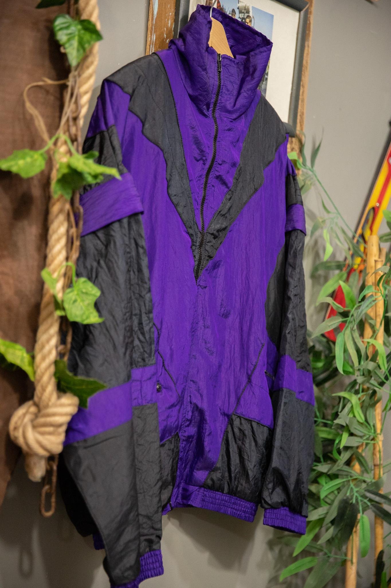 90s Purple Yelek Model Ceket
