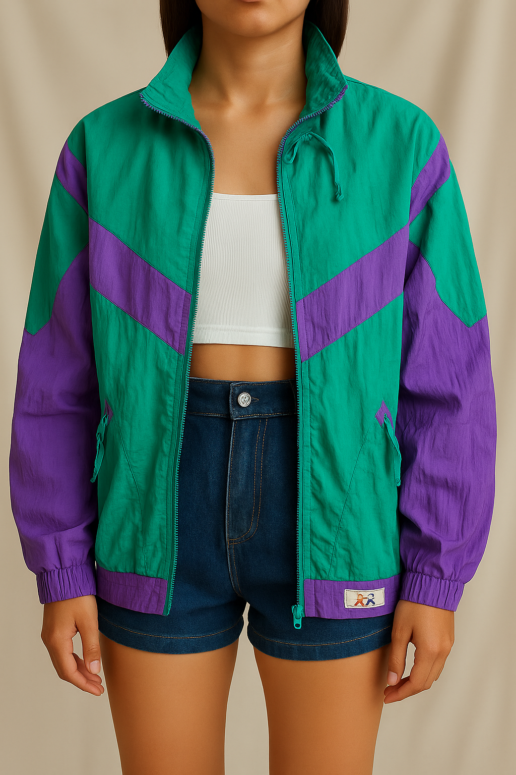 90s Renkli Ceket