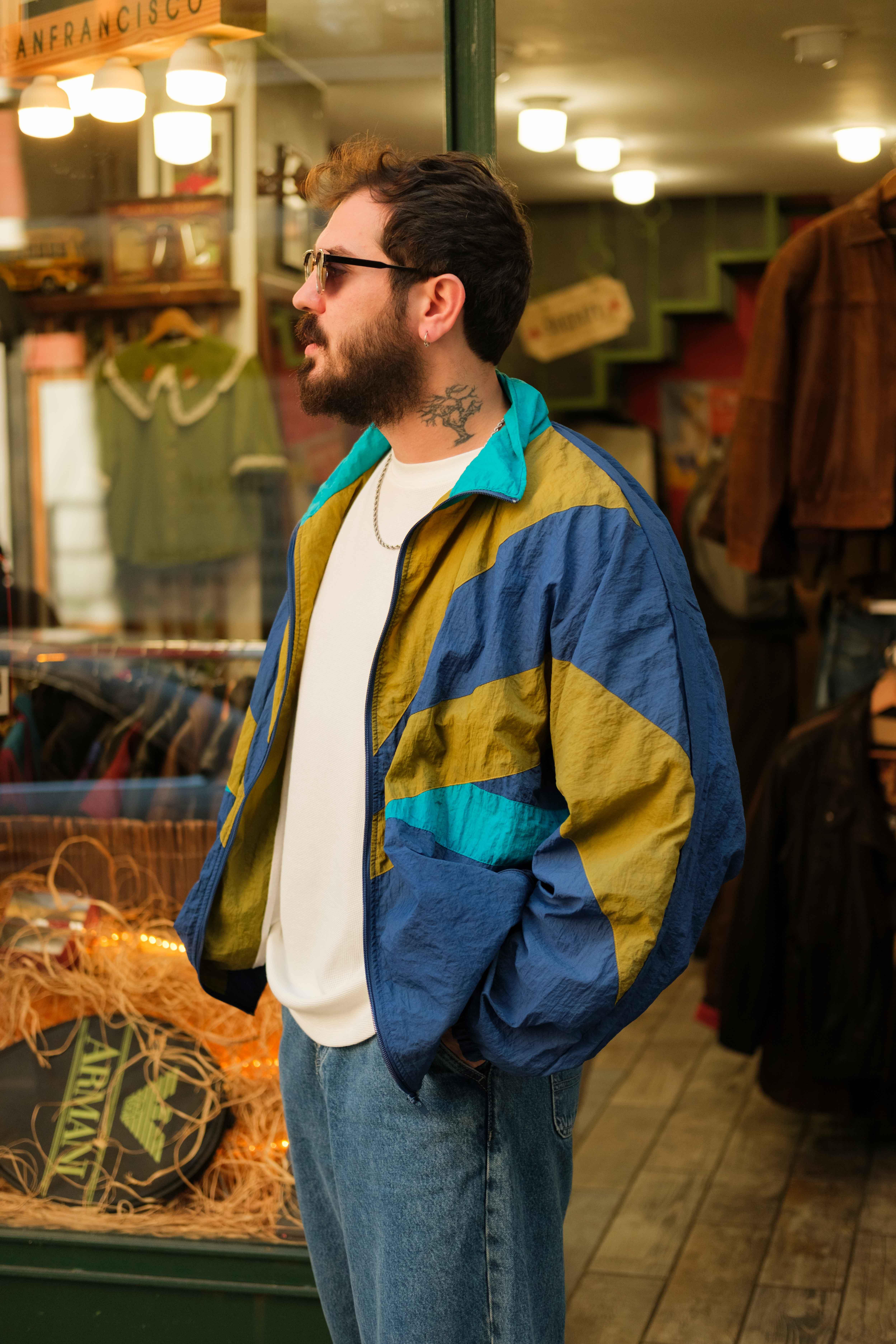 90's Renkli Unisex Ceket