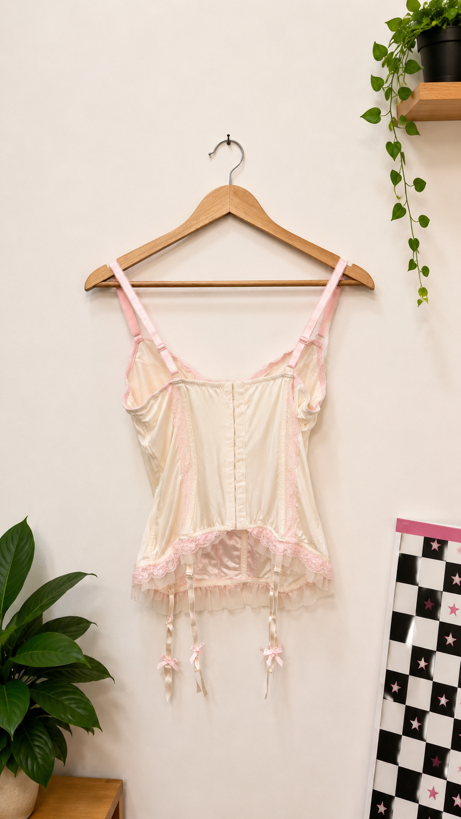 90s Romantik Lingerie Dantelli Korse