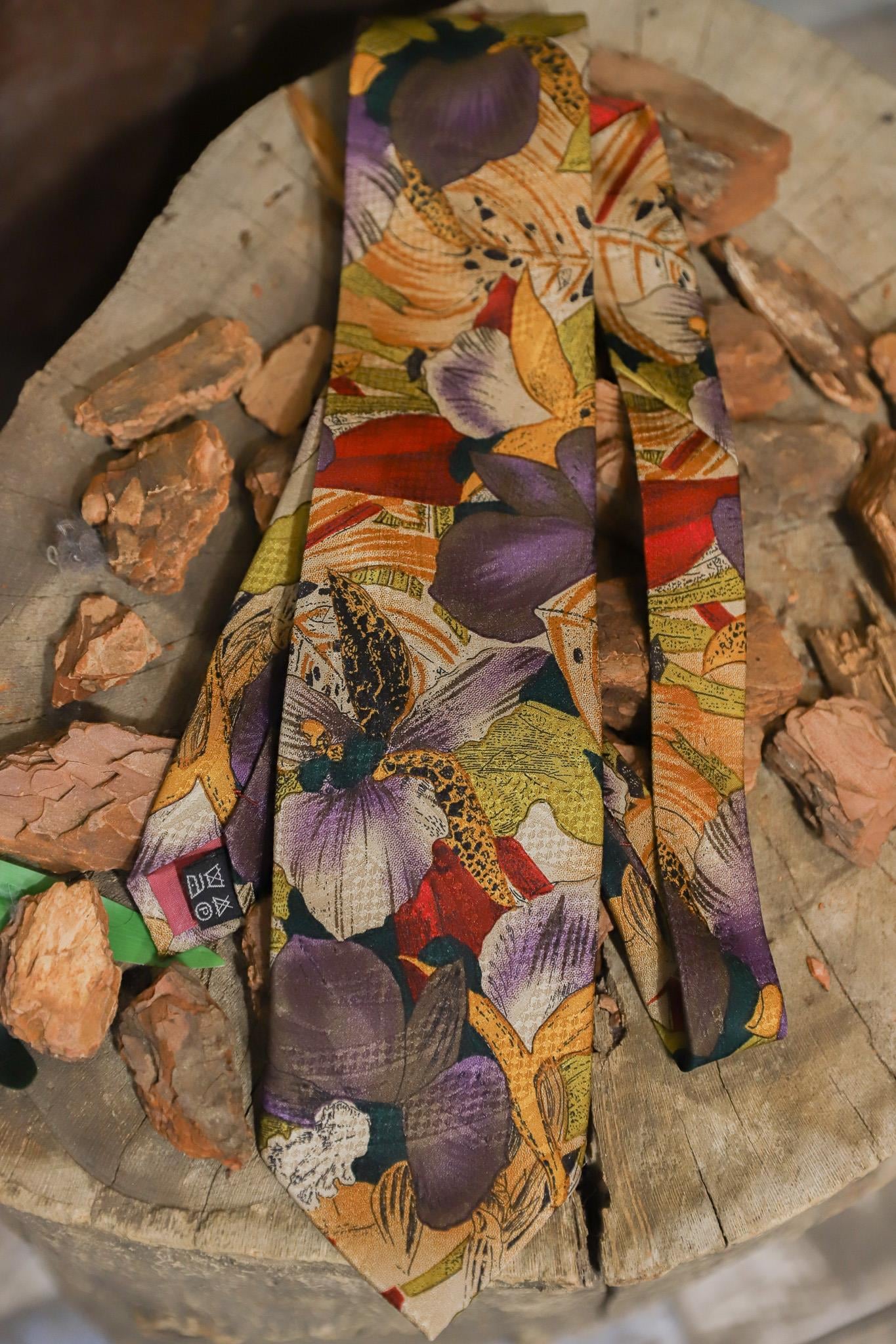 90's Tropical İpek Kravat
