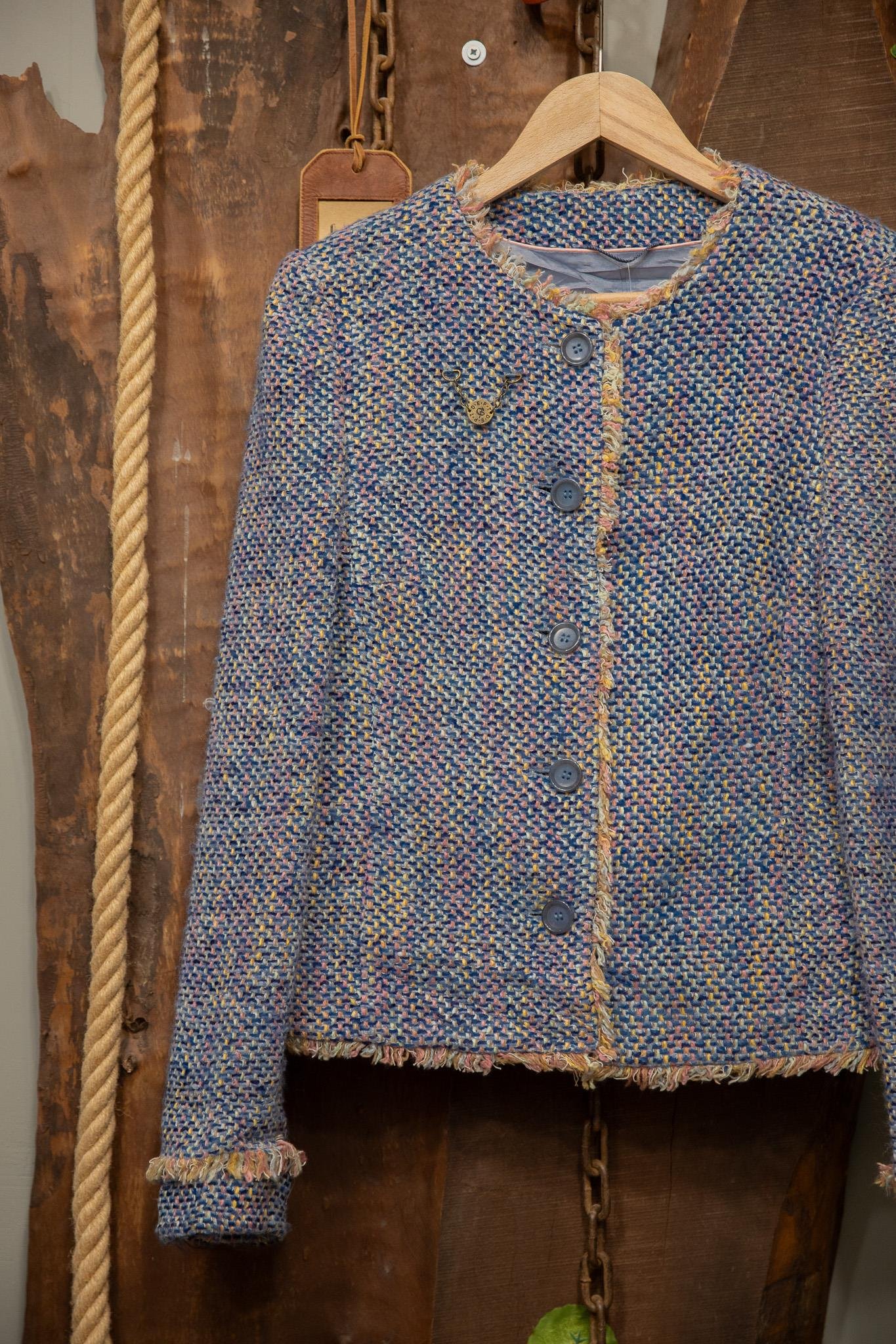 90's Tweed Crop Ceket