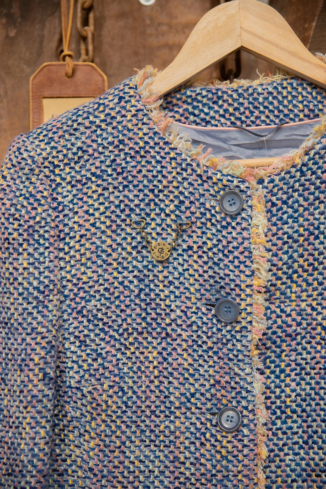90's Tweed Crop Ceket