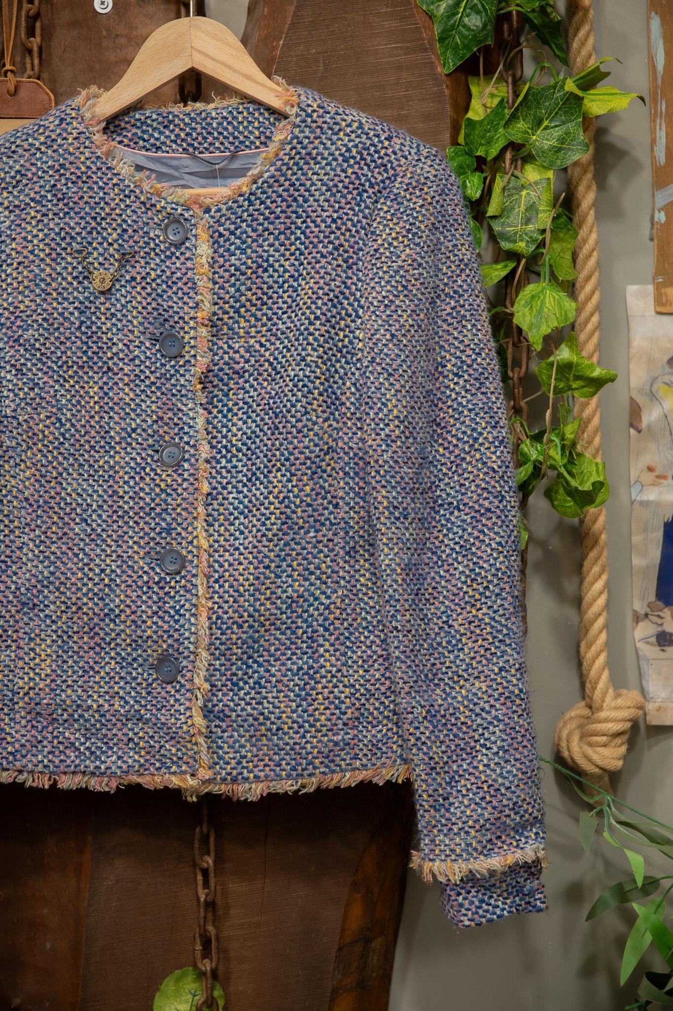 90's Tweed Crop Ceket
