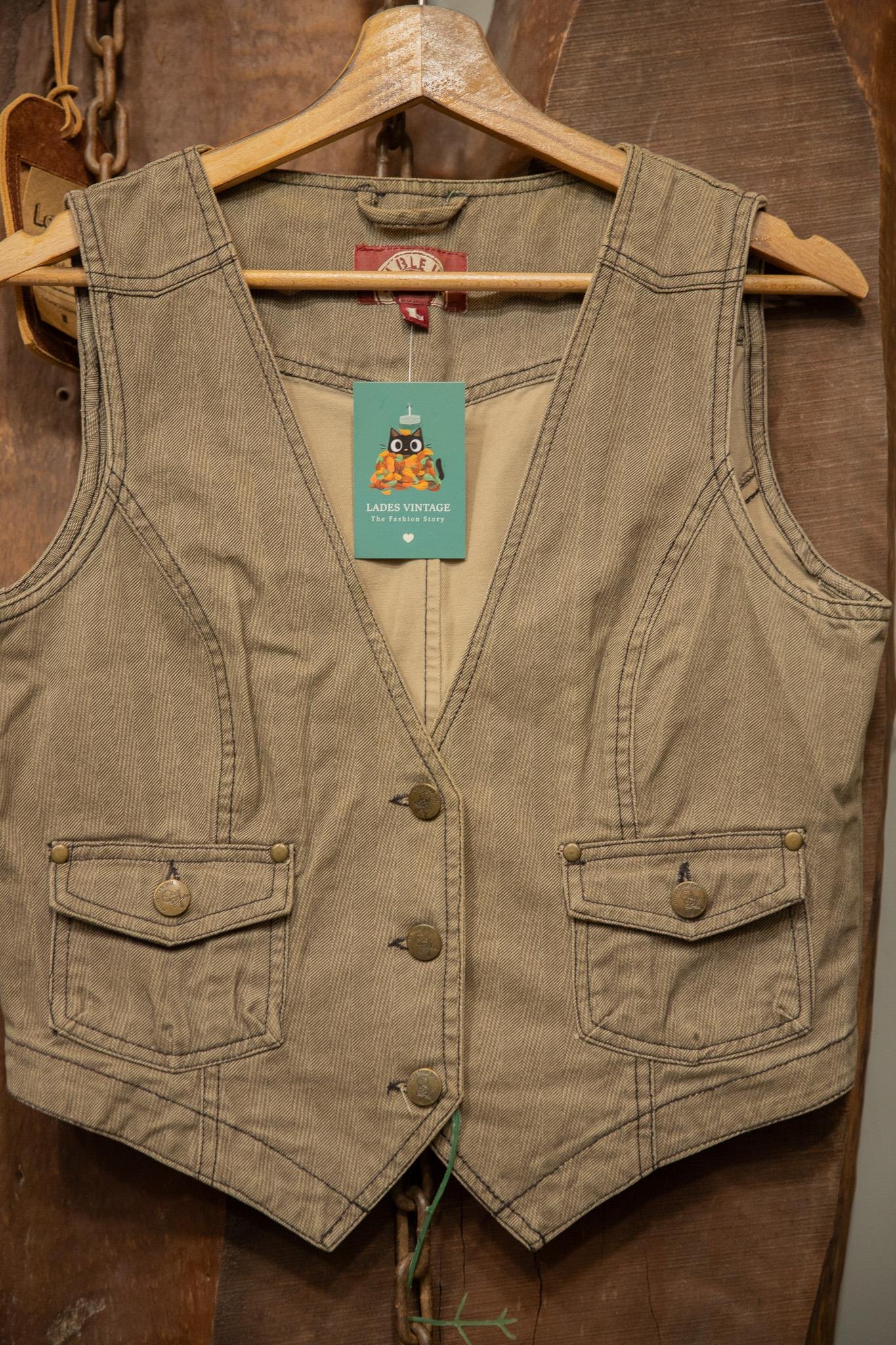 90's Vest Chambray Yelek