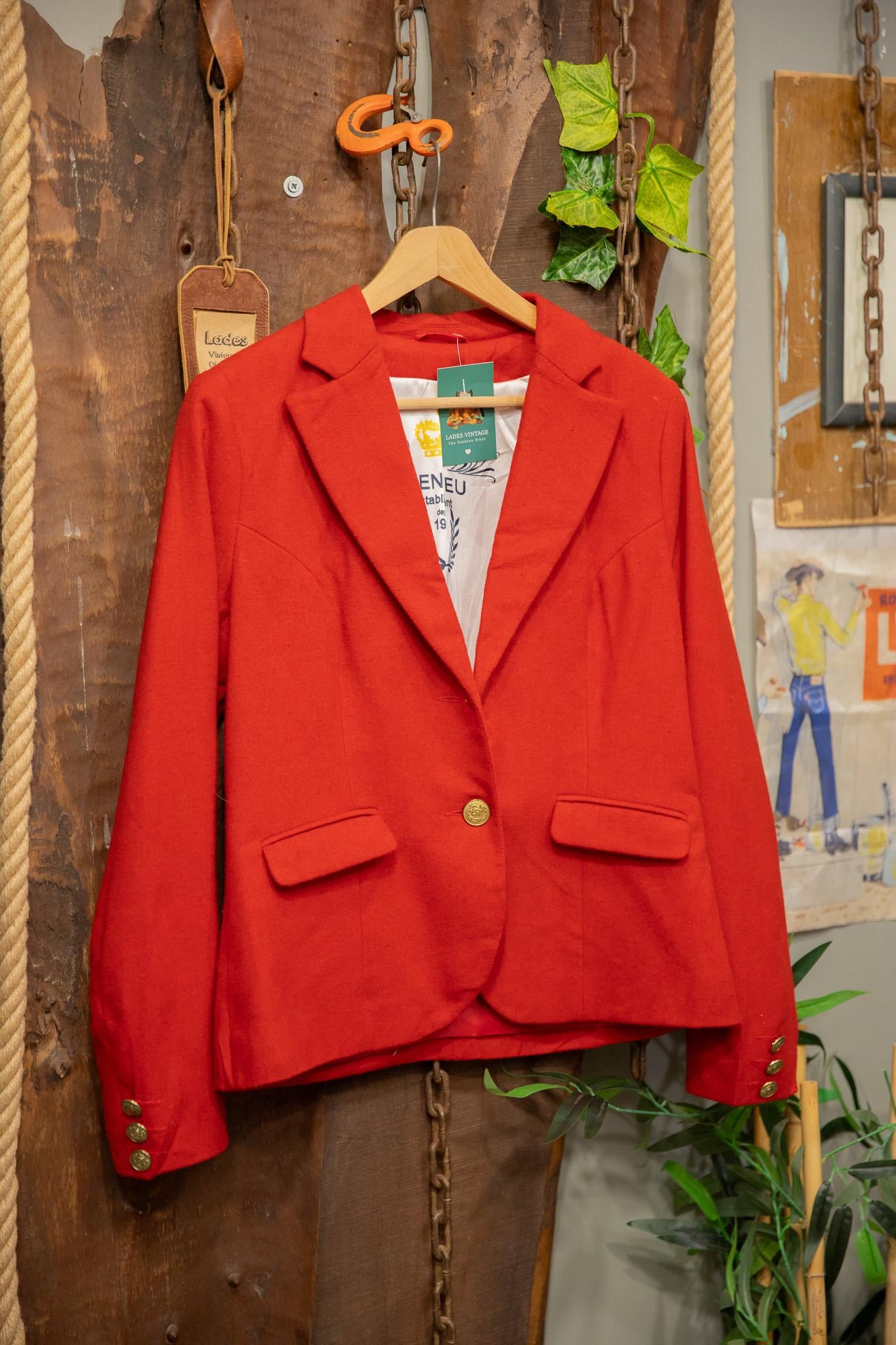 90's Wool Classic Kadın Ceket