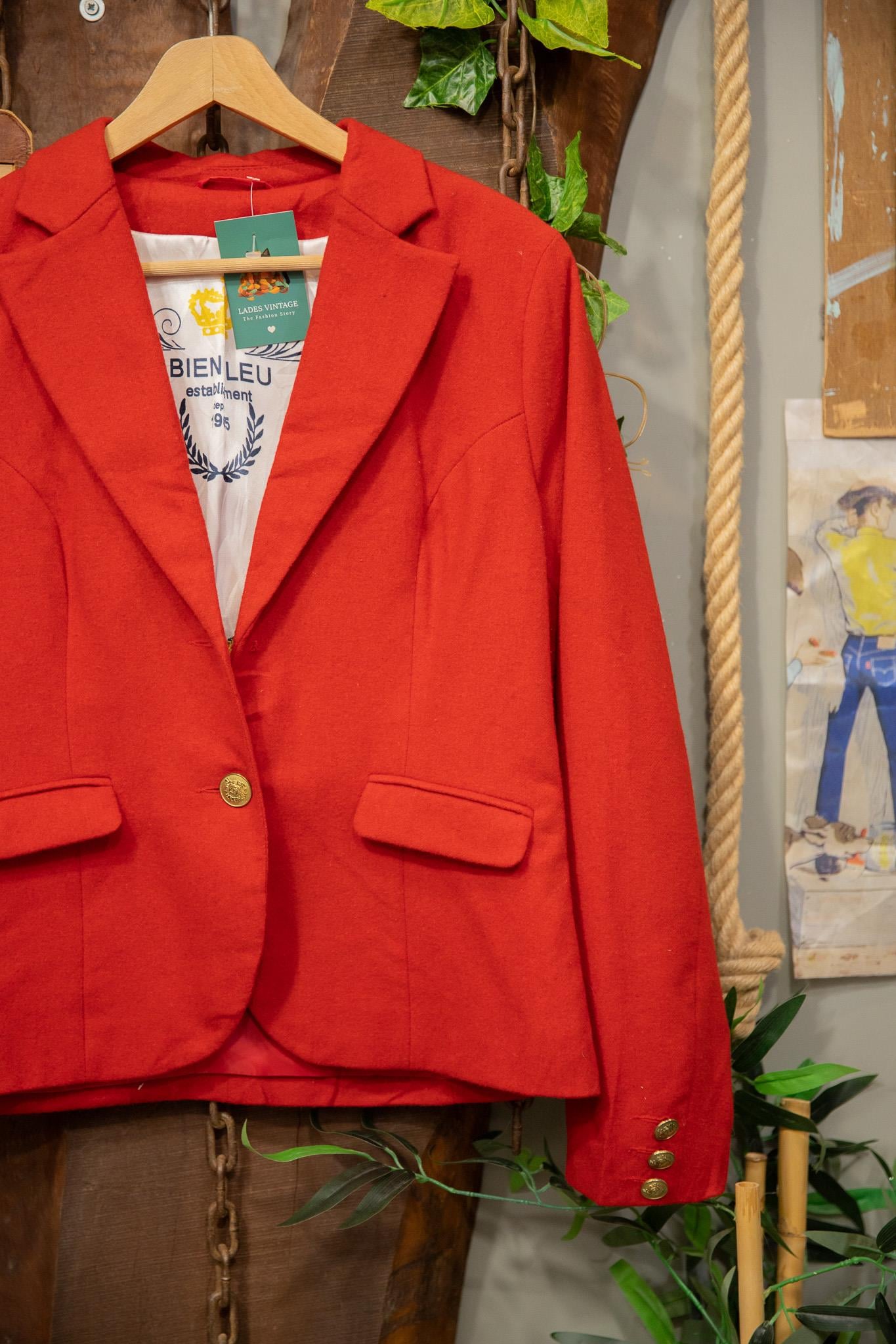 90's Wool Classic Kadın Ceket