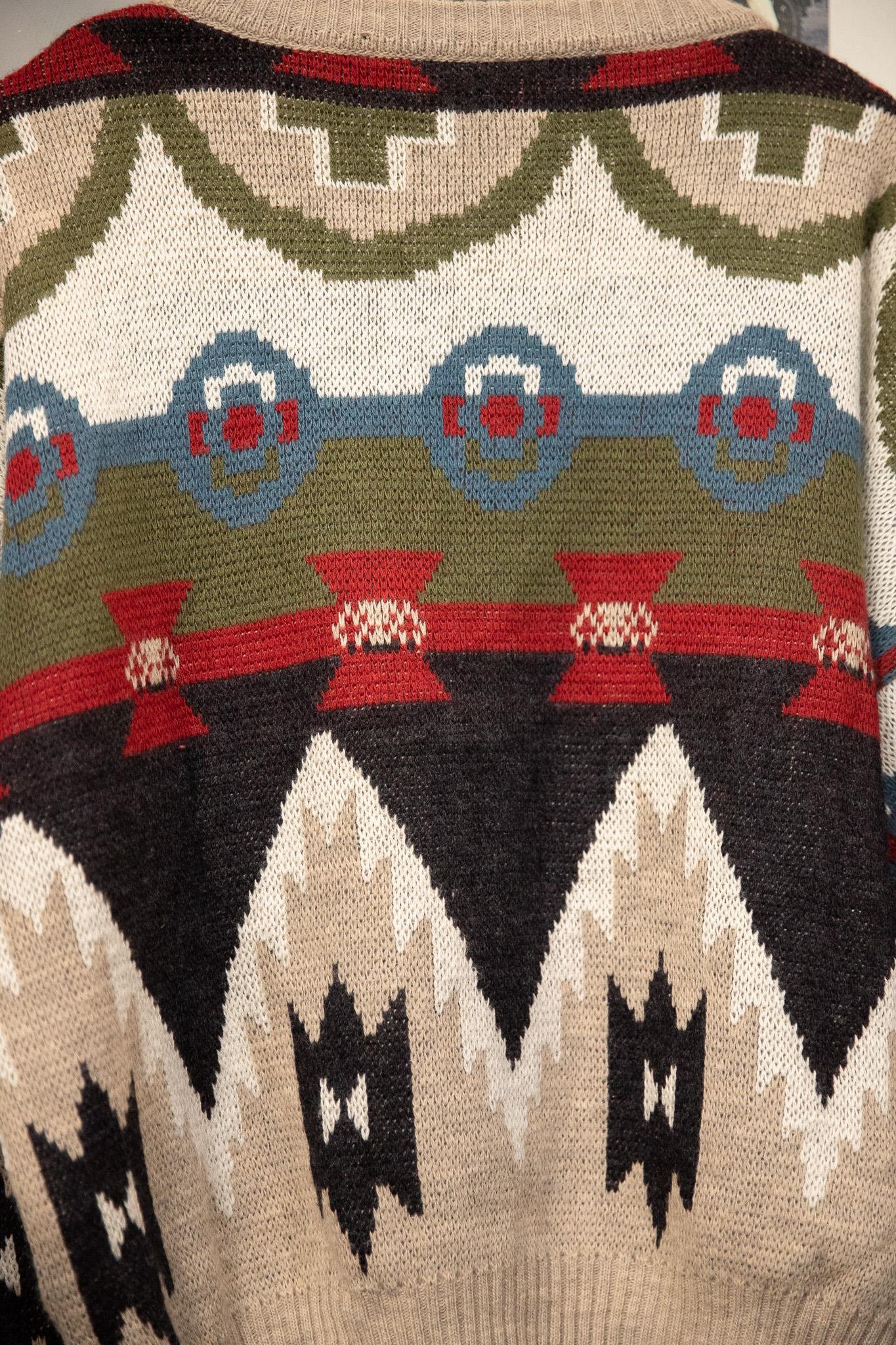 90s Wool Colorful Kazak