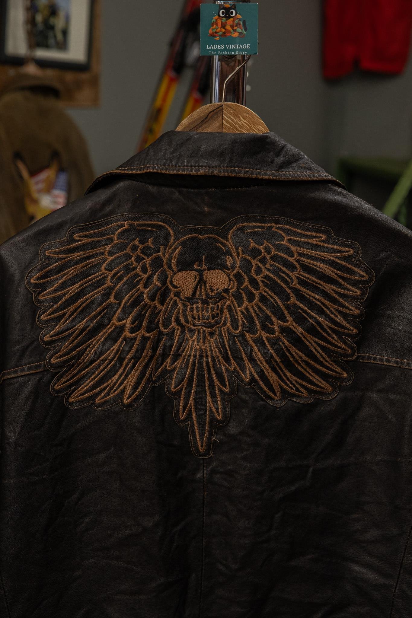 ALPHA İtalian Biker Model Deri Ceket