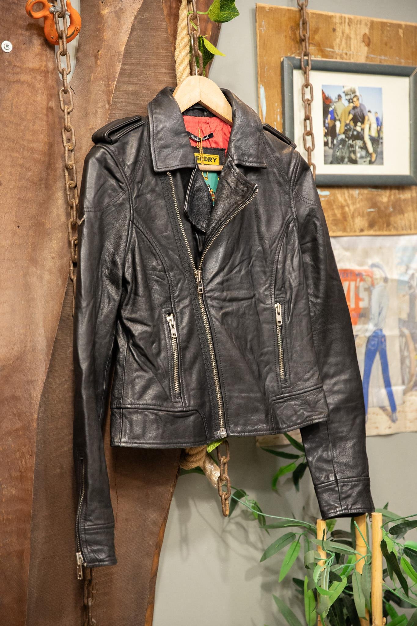 American Biker Deri Ceket