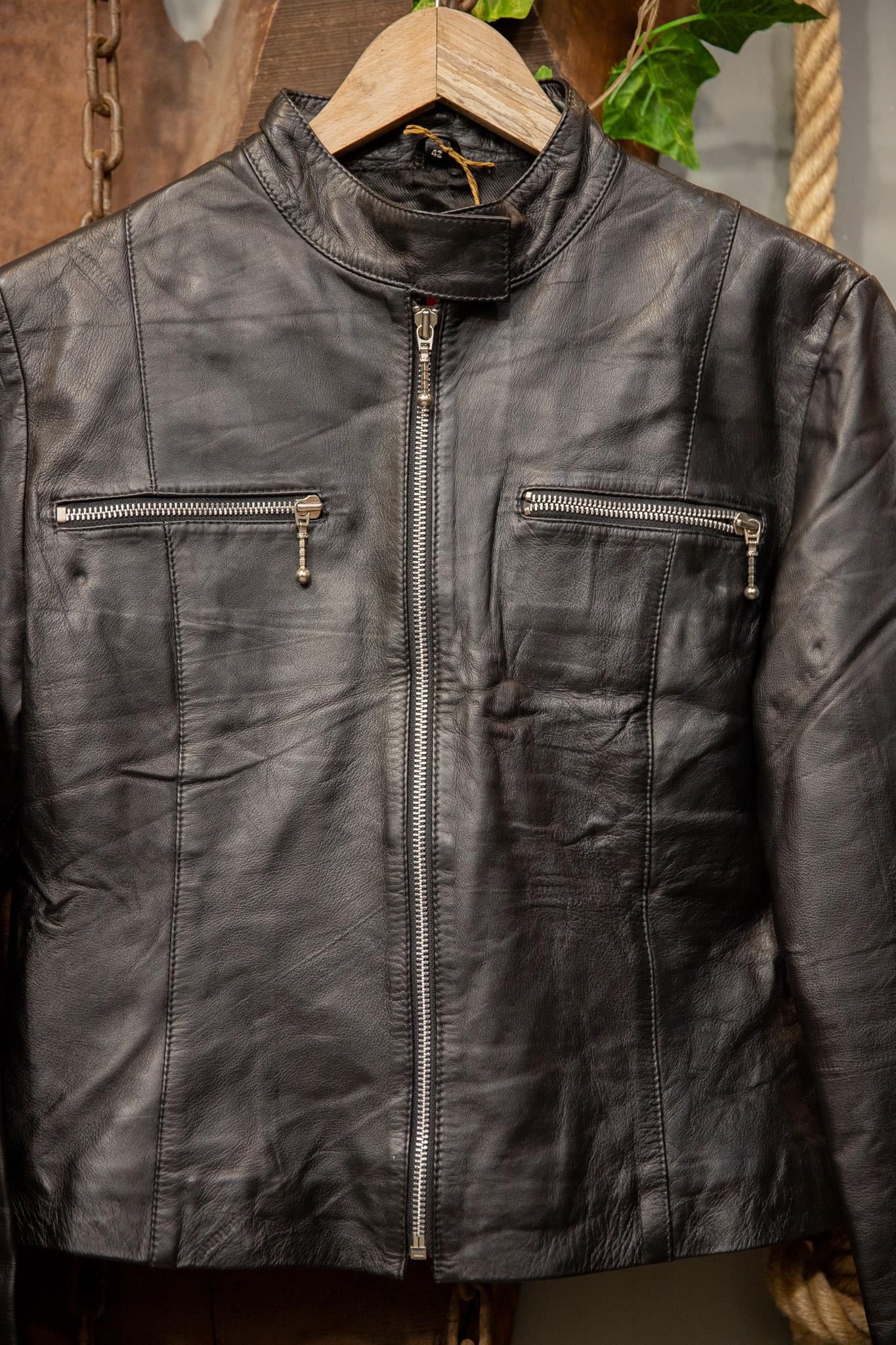 American Biker Deri Ceket