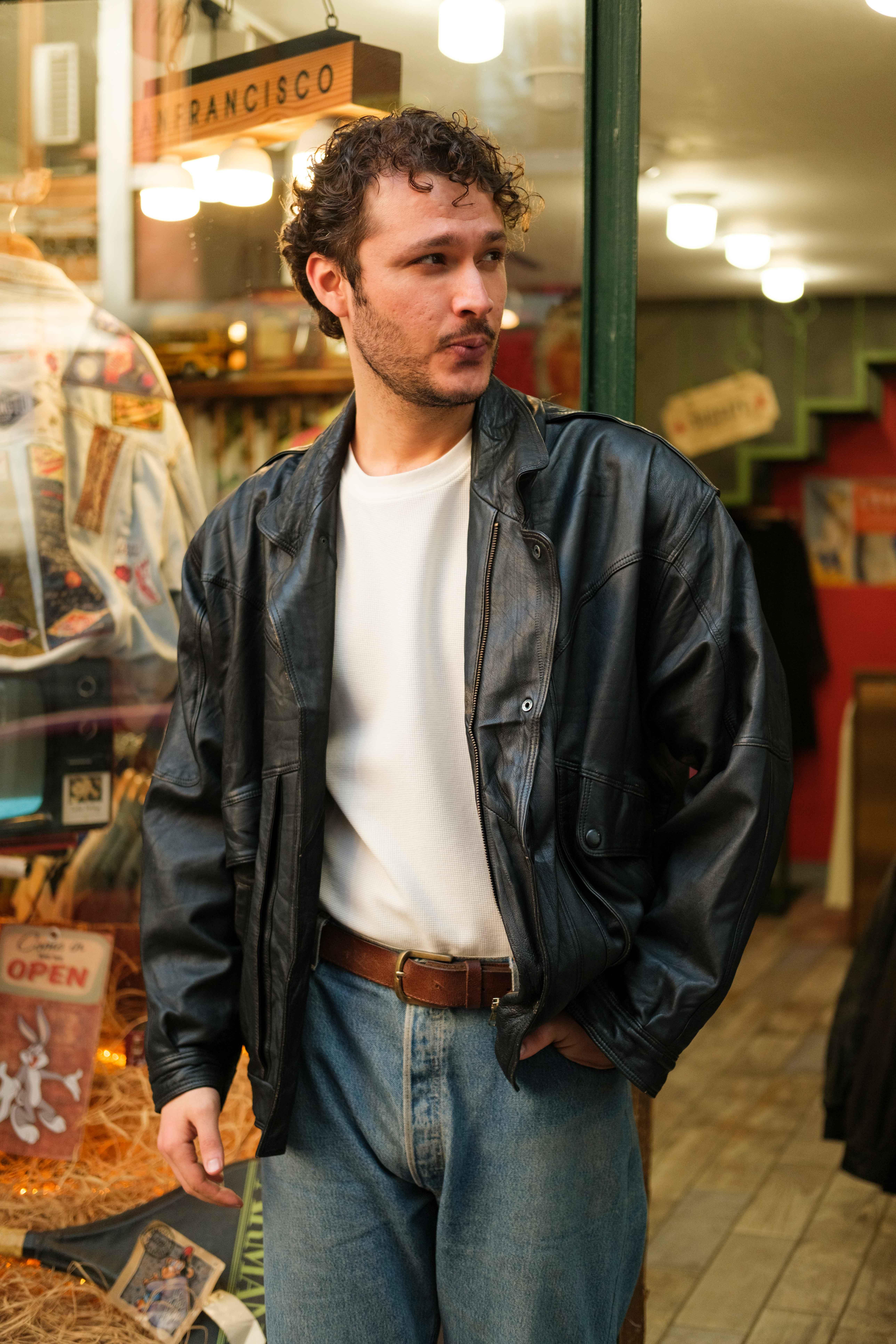 American Bomber Model Unisex Deri Ceket