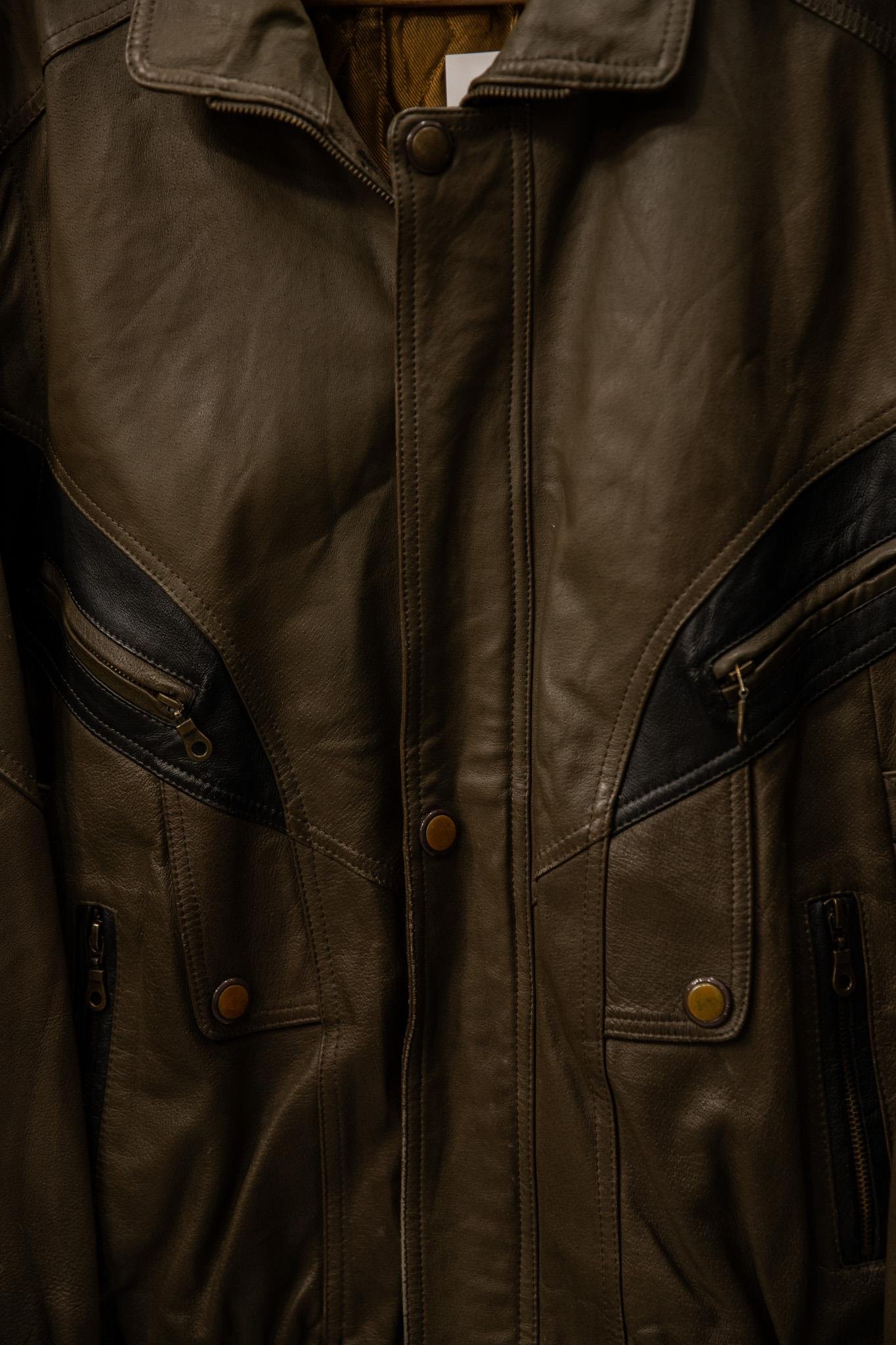 American Bomber Yelek Model Unisex Deri Ceket
