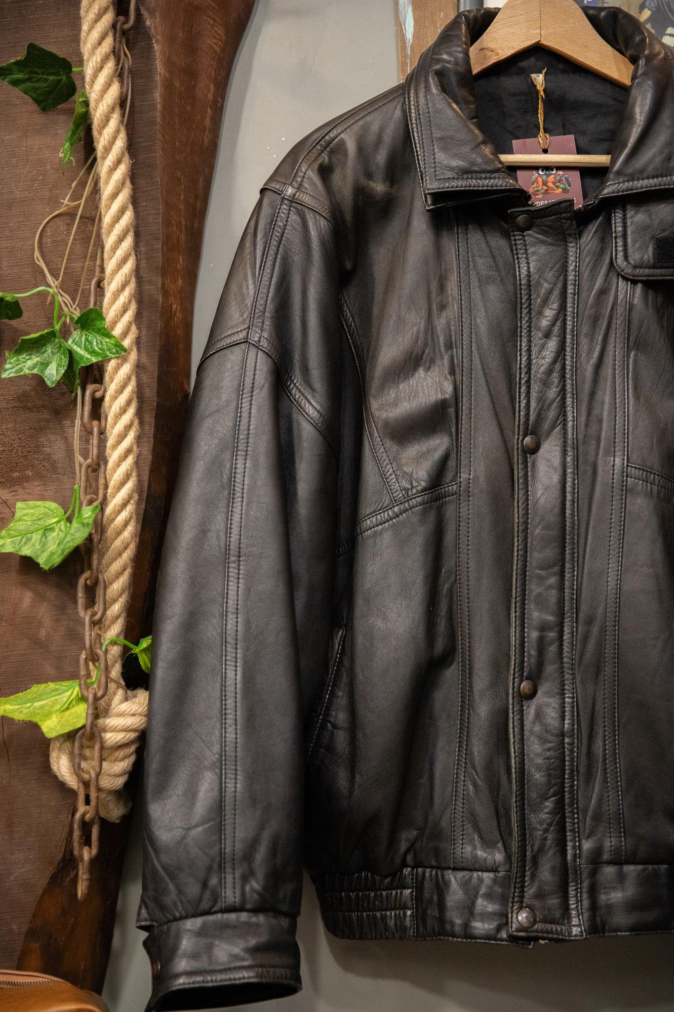 American Style Bomber Deri Ceket