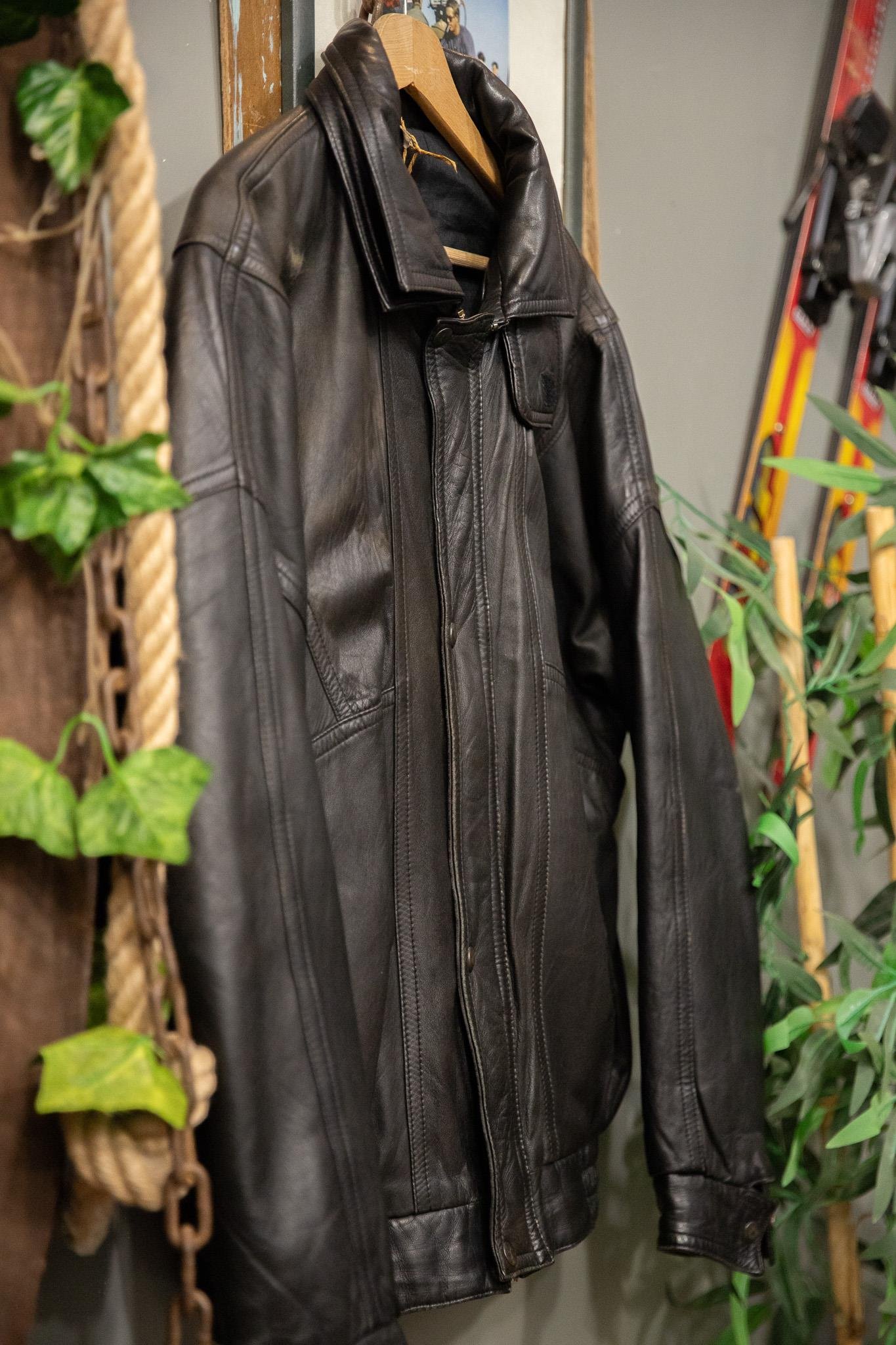 American Style Bomber Deri Ceket