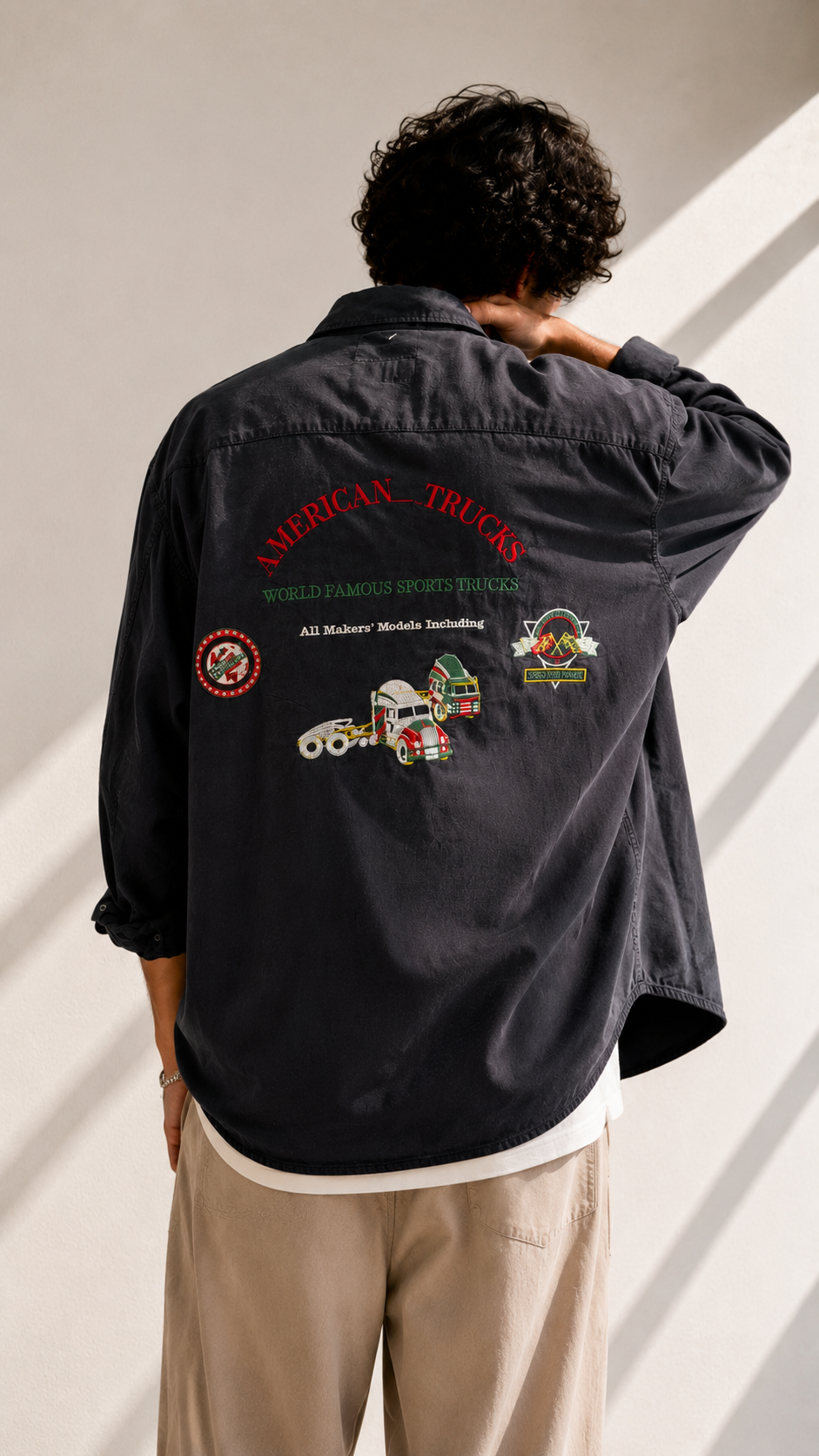 American Trucks Nakışlı Gömlek