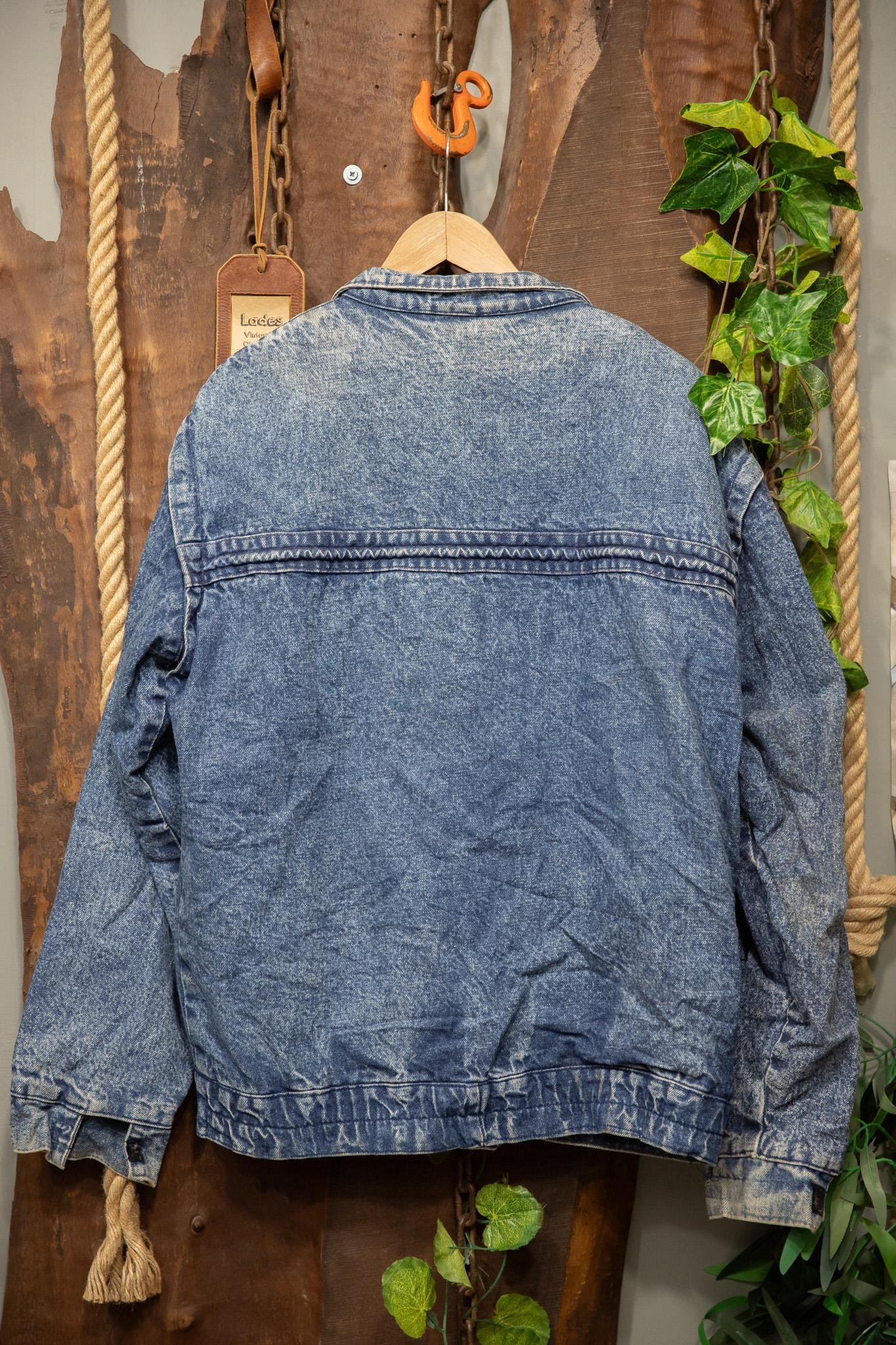 Amerikan Kalıp Oversize Kot Ceket/Yelek