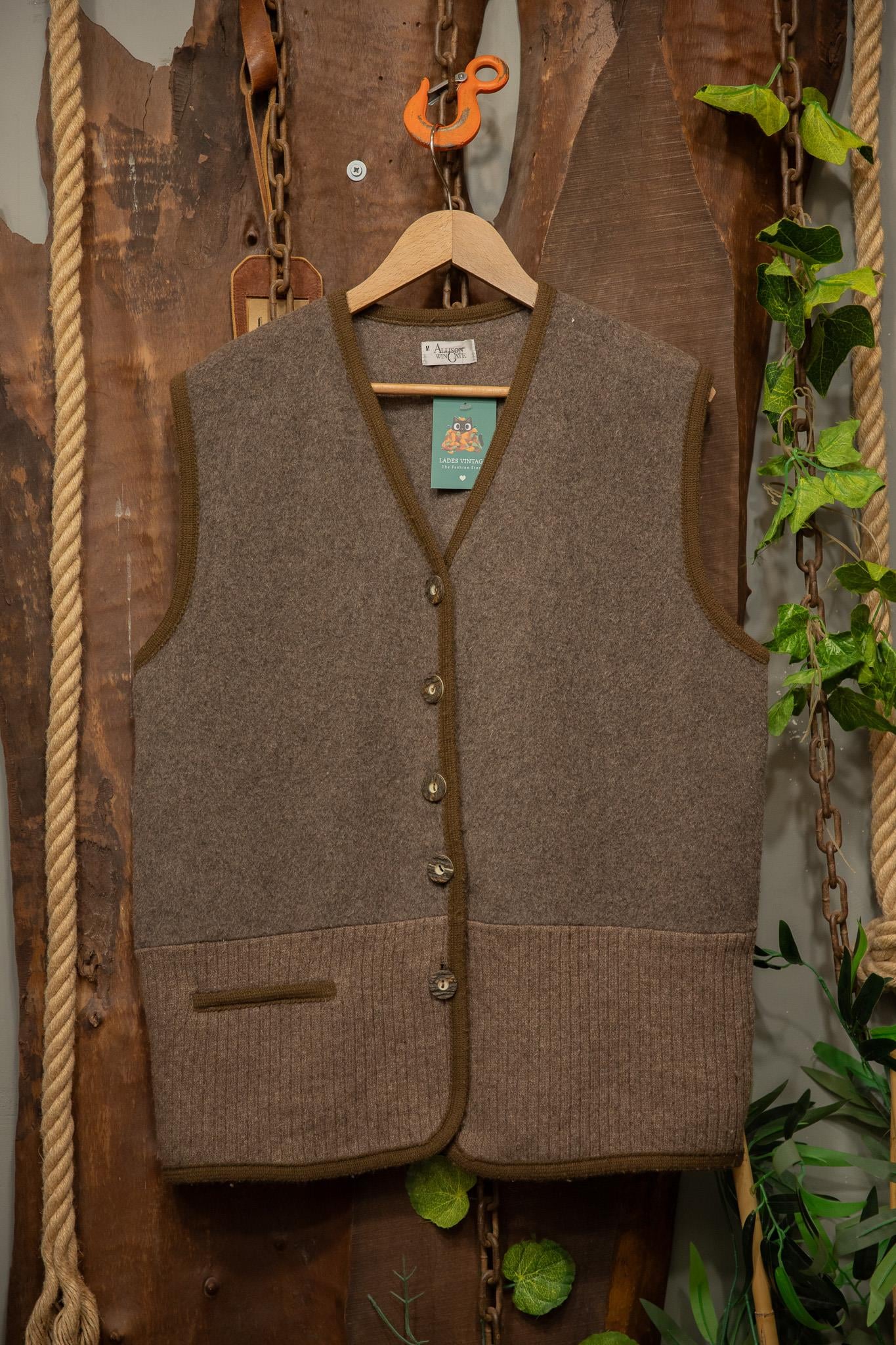 Austrian 90's Wool Vest Yelek
