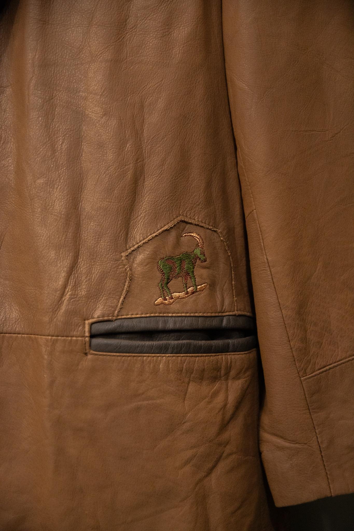 Austrian Bavyera Blazer Deri Ceket