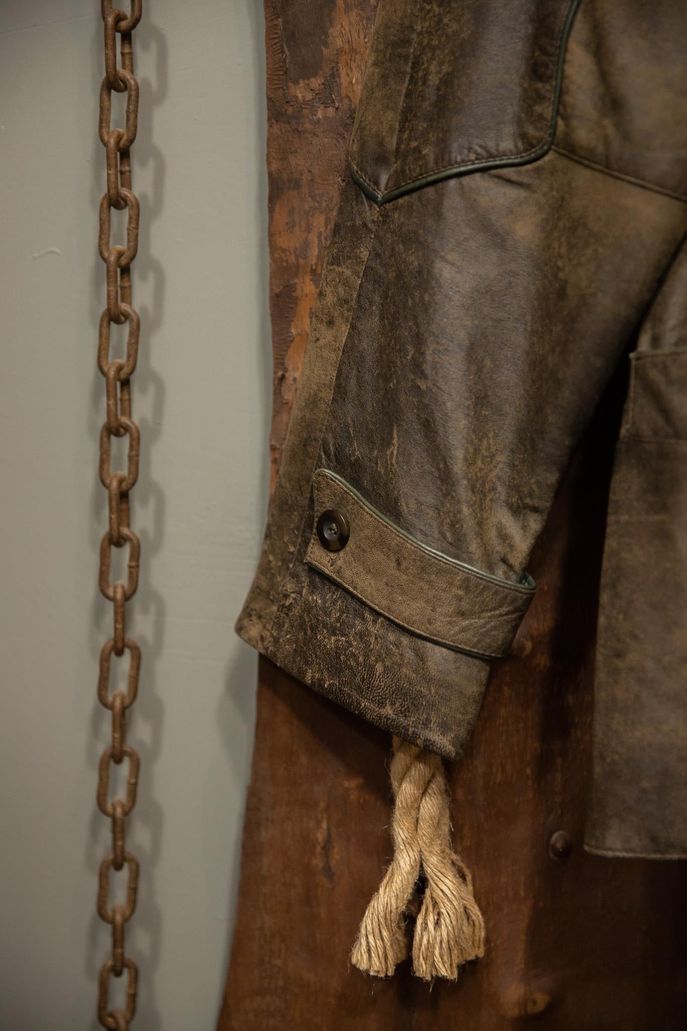 Austrian Bavyera Blazer Deri Ceket