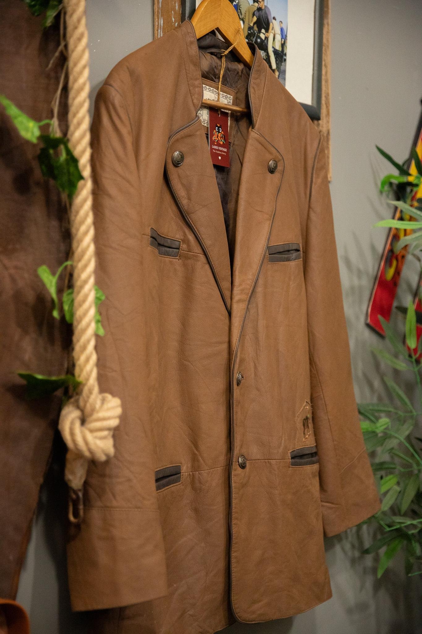 Austrian Bavyera Blazer Deri Ceket
