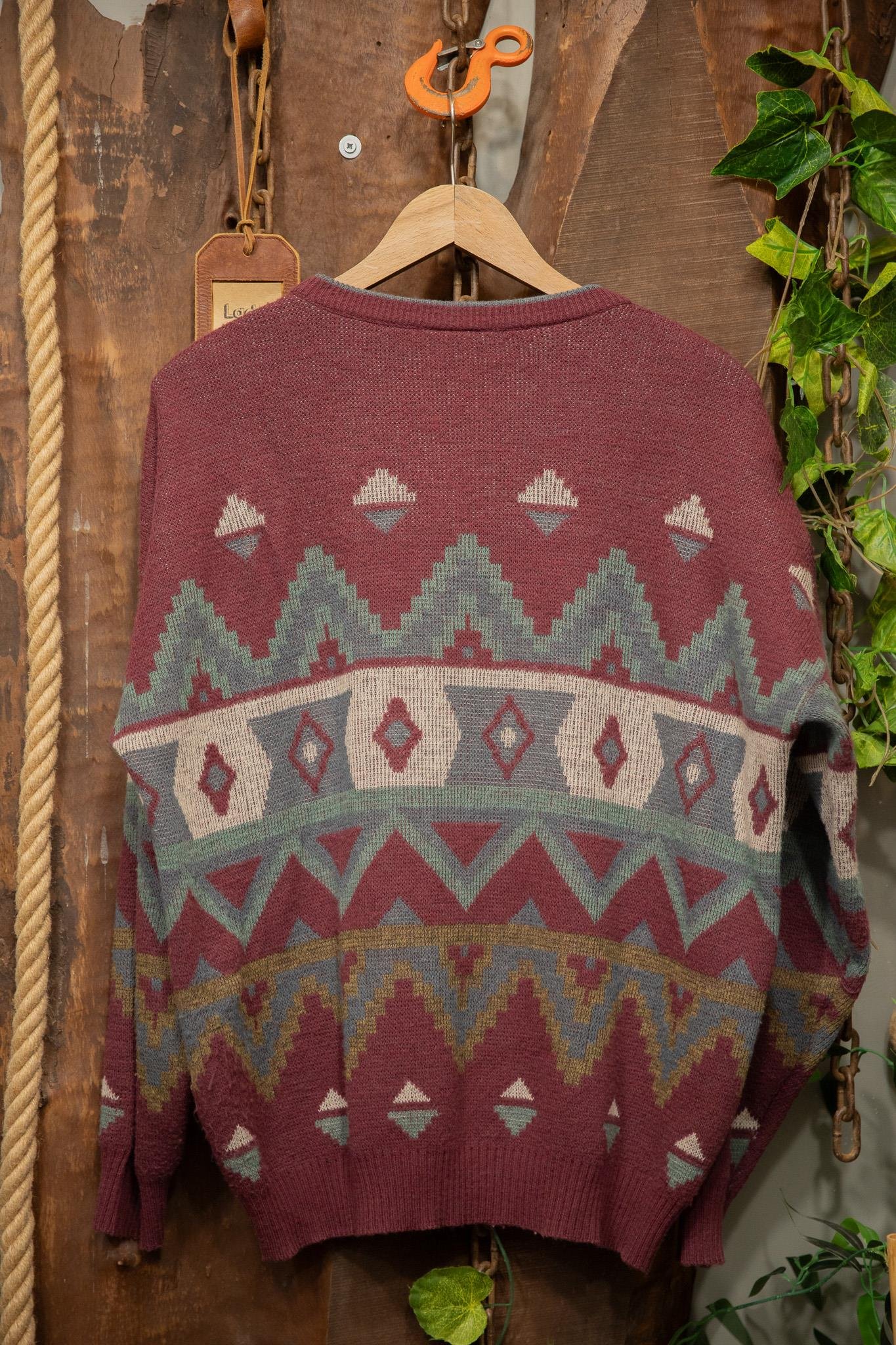 Aztec 90's Örgü Kazak