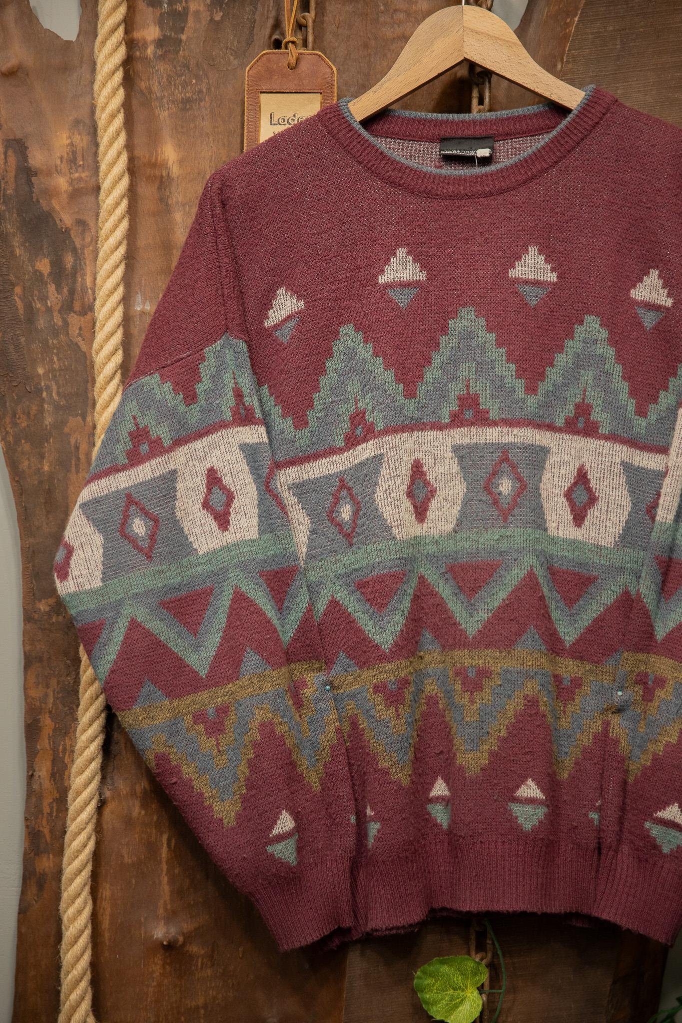 Aztec 90's Örgü Kazak