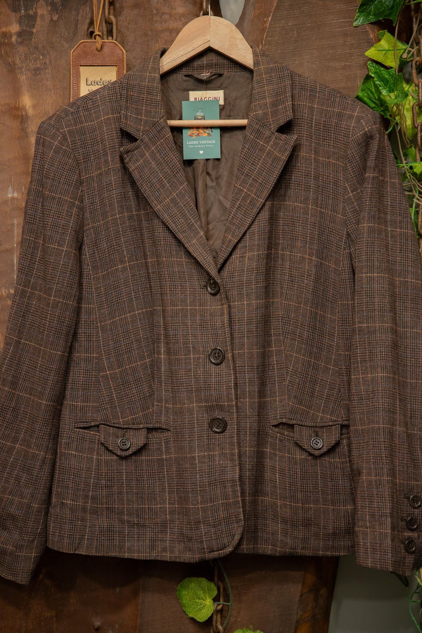 BIAGGINI Tweed Classic 90's Ceket