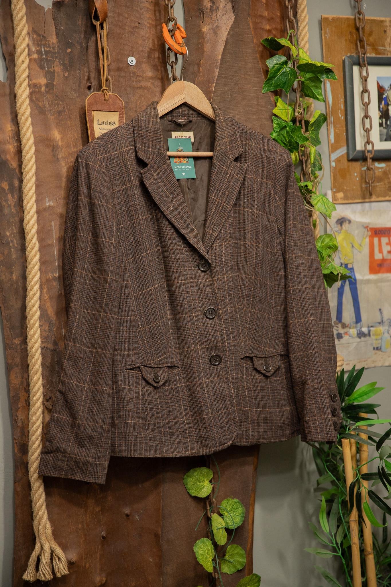 BIAGGINI Tweed Classic 90's Ceket
