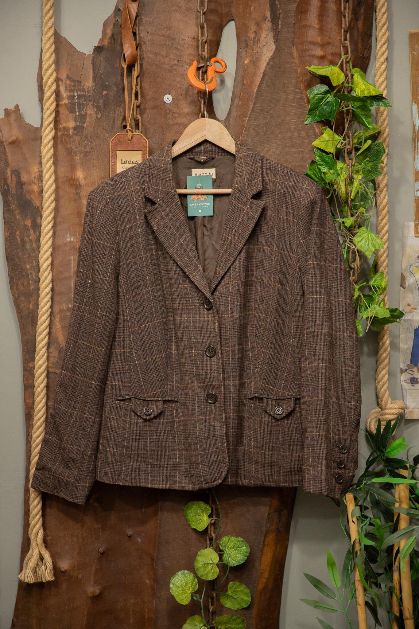 BIAGGINI Tweed Classic 90's Ceket