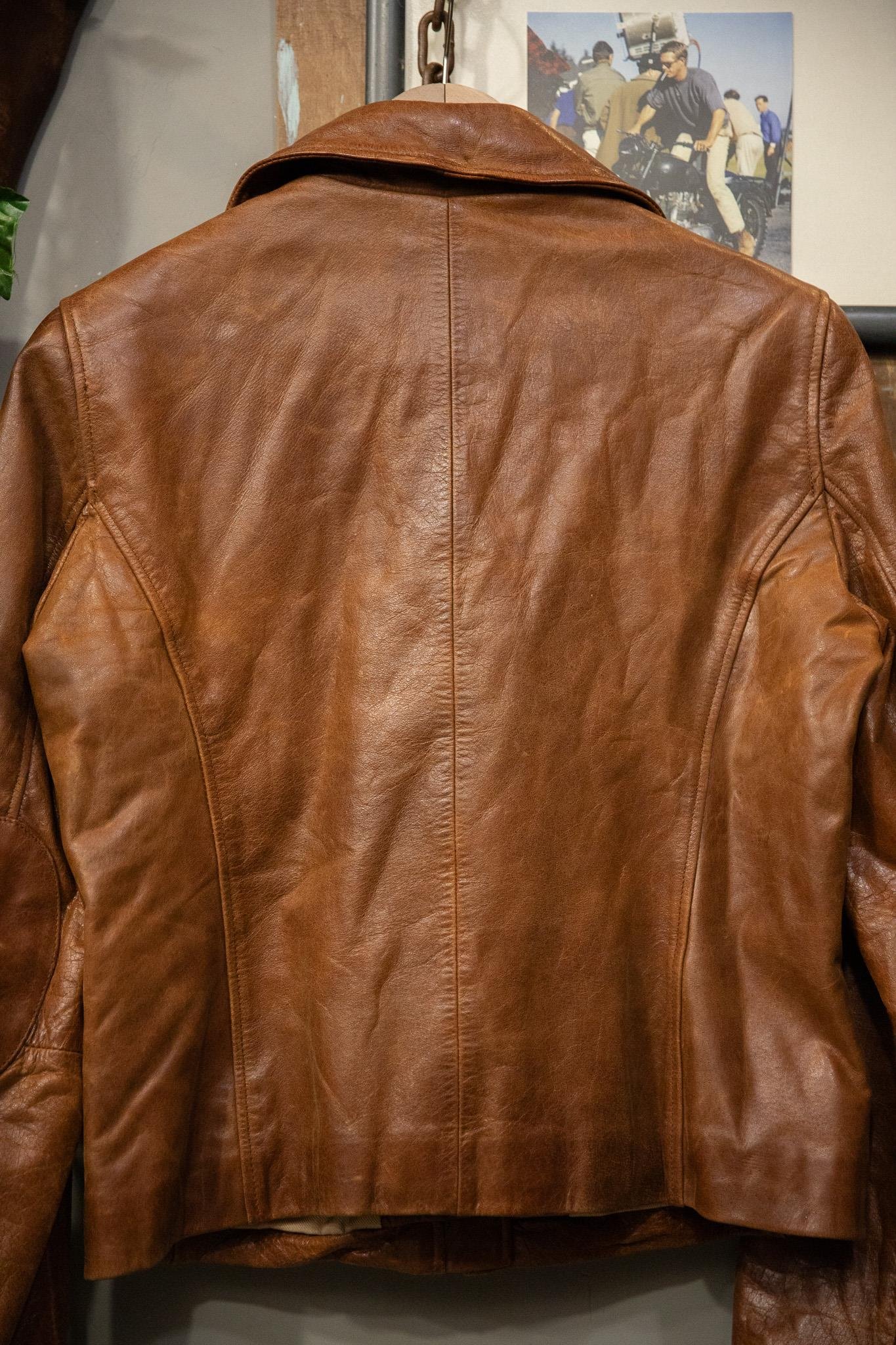 Biker Kahve Deri Ceket