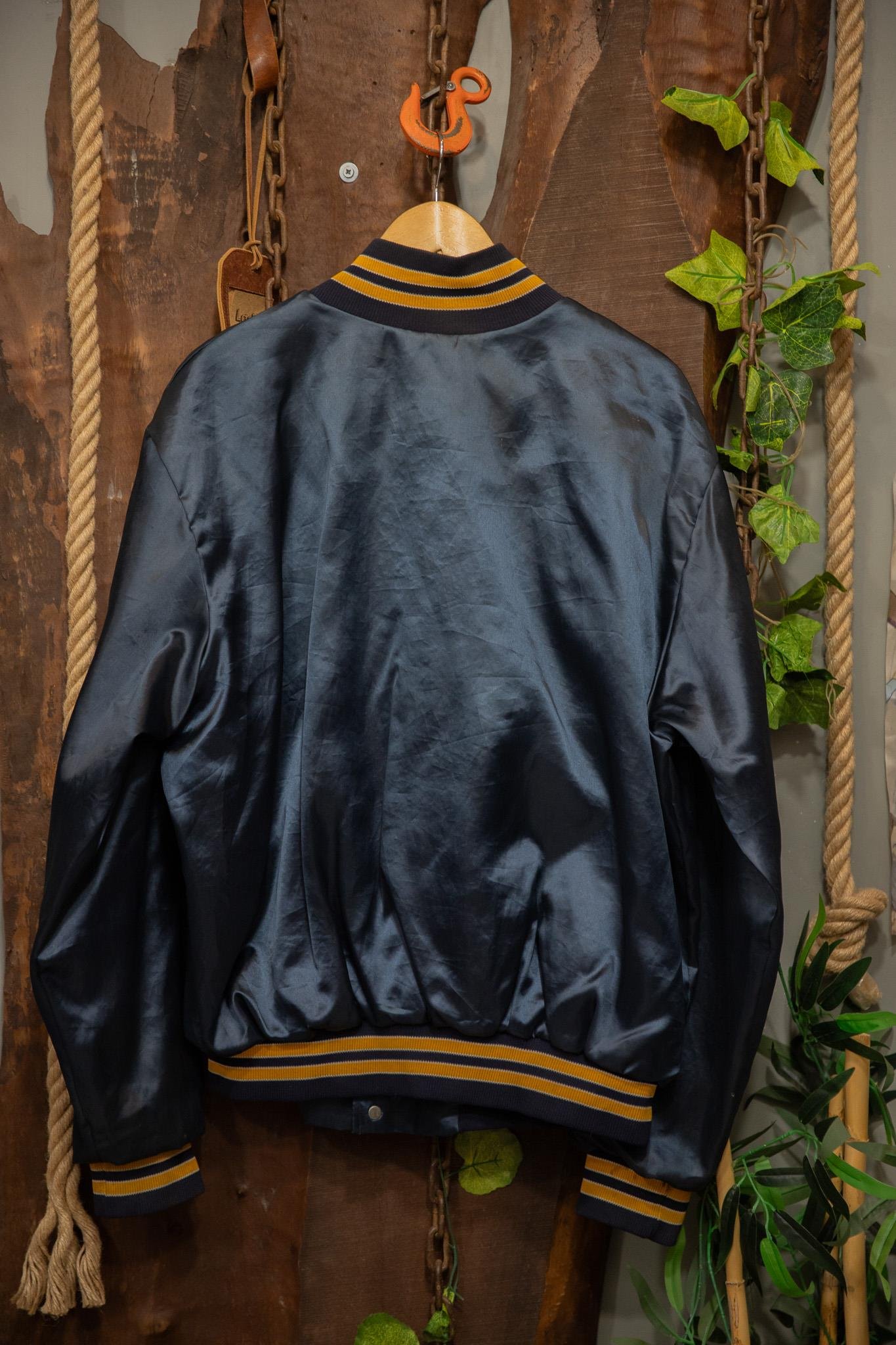 Bill Wonder Satin Kolej Bomber Ceket