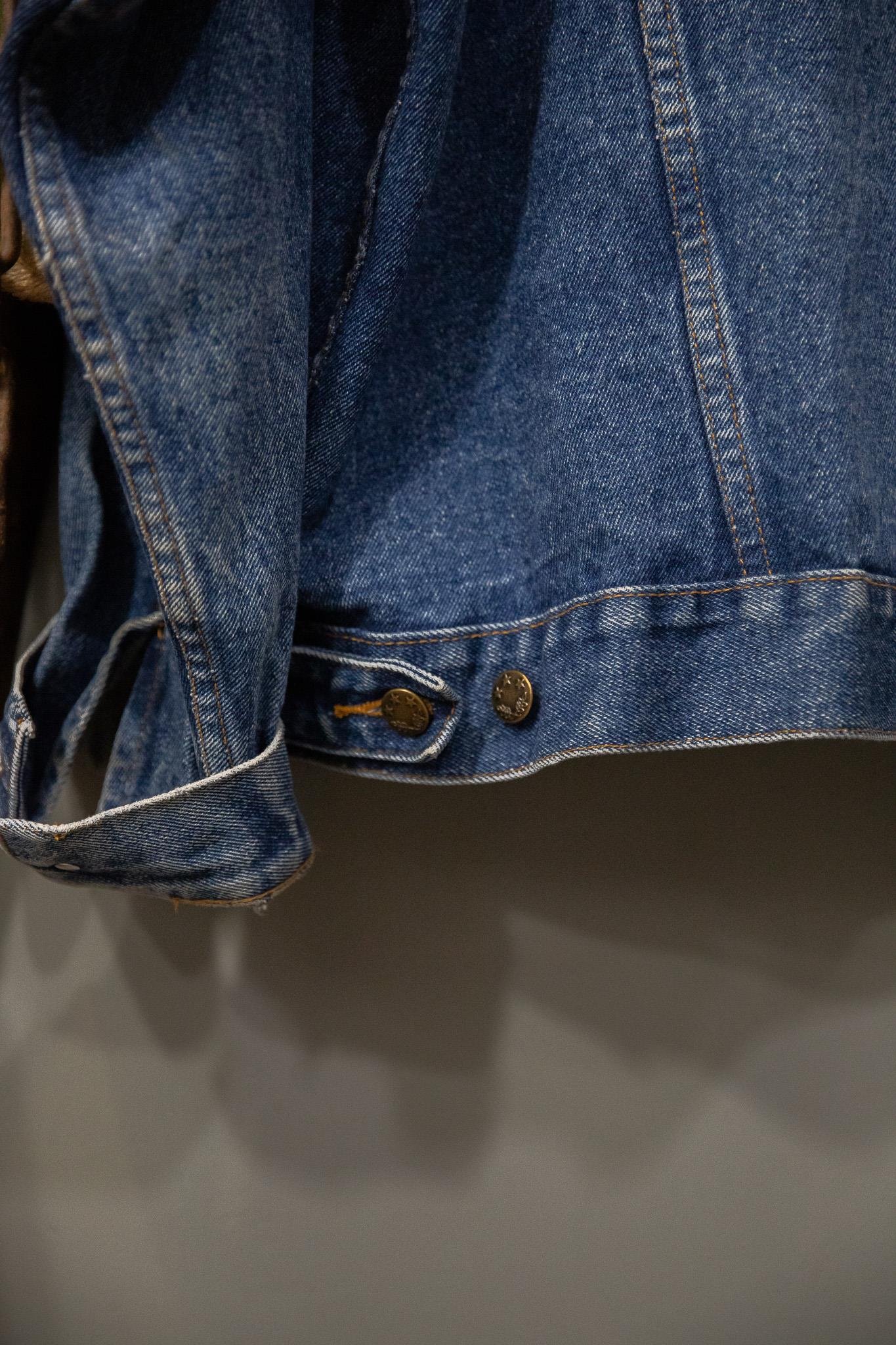 Blue Loose Fit Denim Ceket