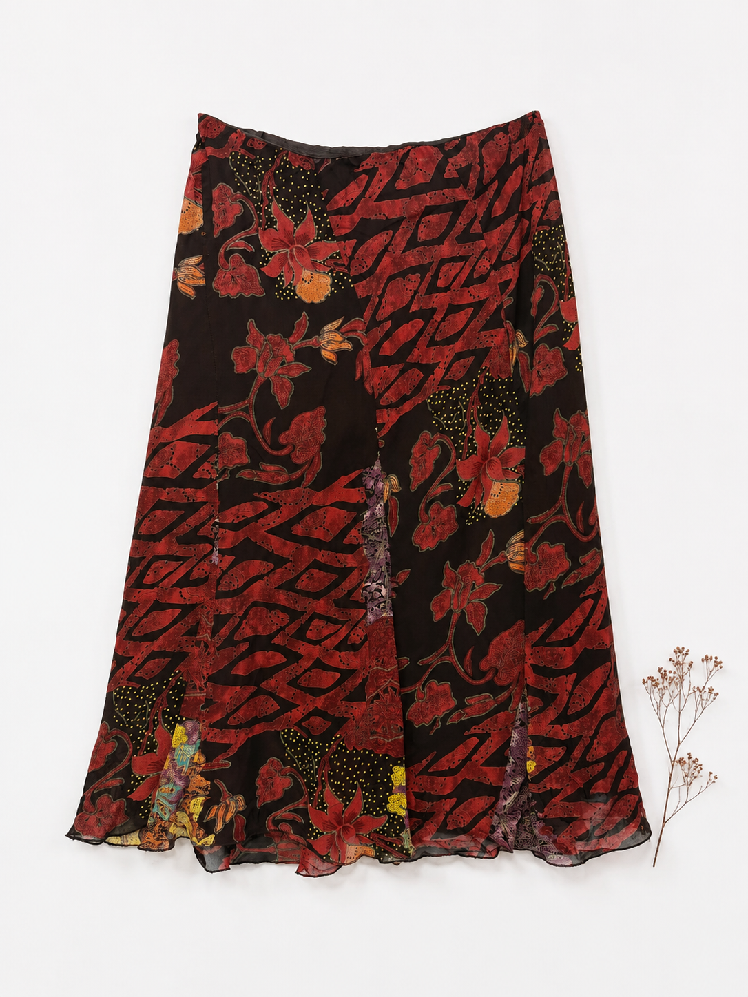 Bohemian 1990s Etnik Etek