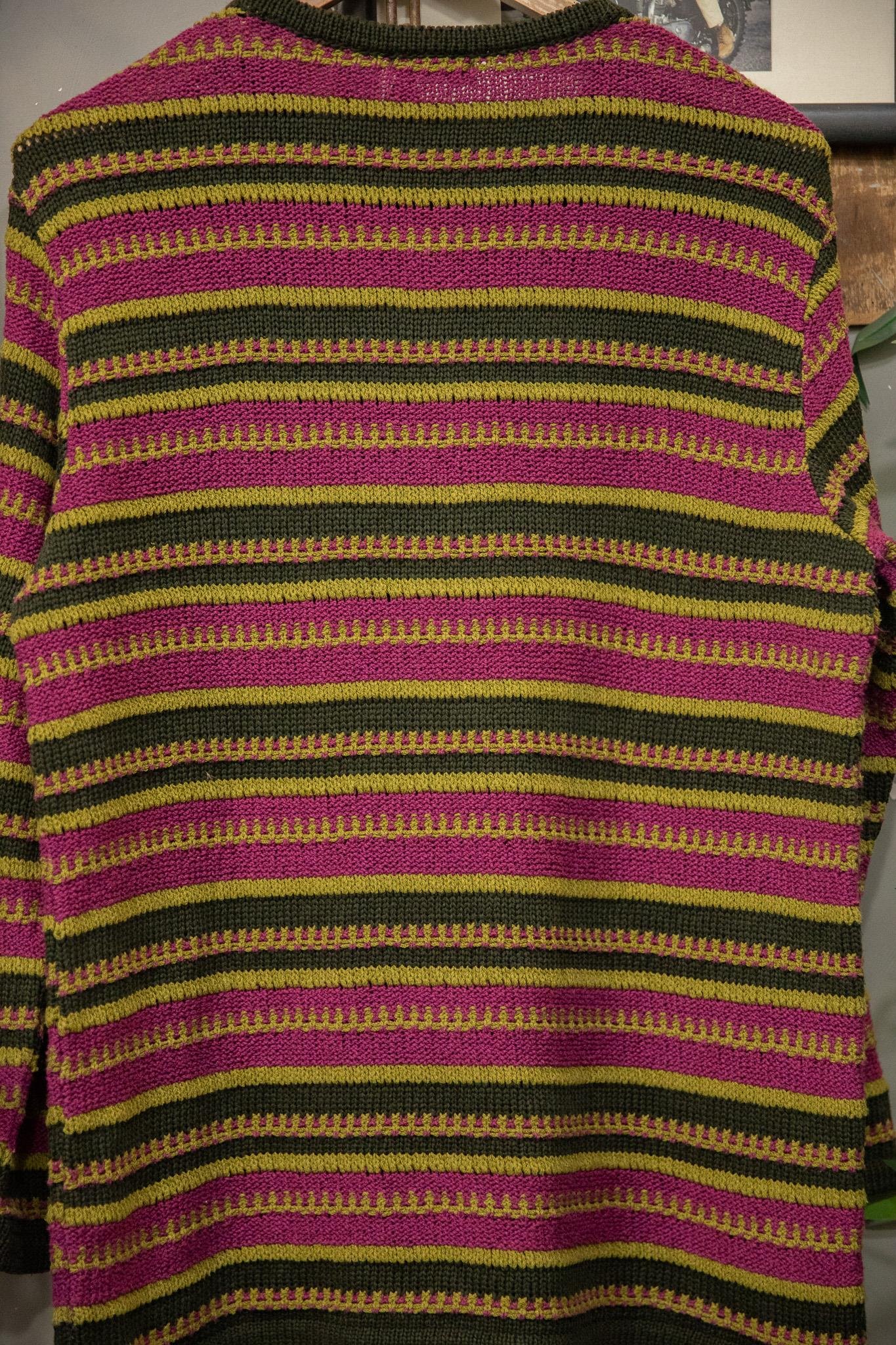 Bold Pattern Örme Kazak