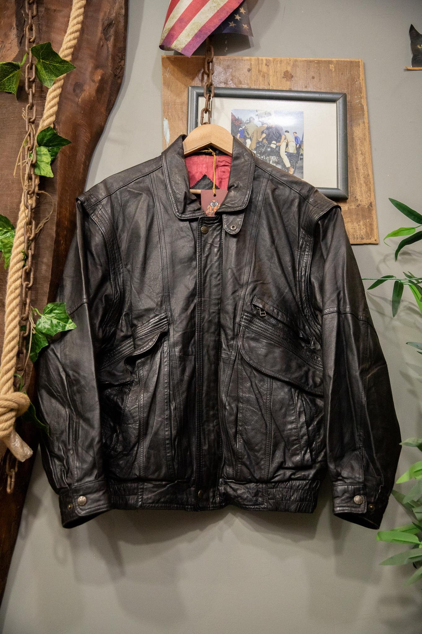 Bomber American Deri Ceket