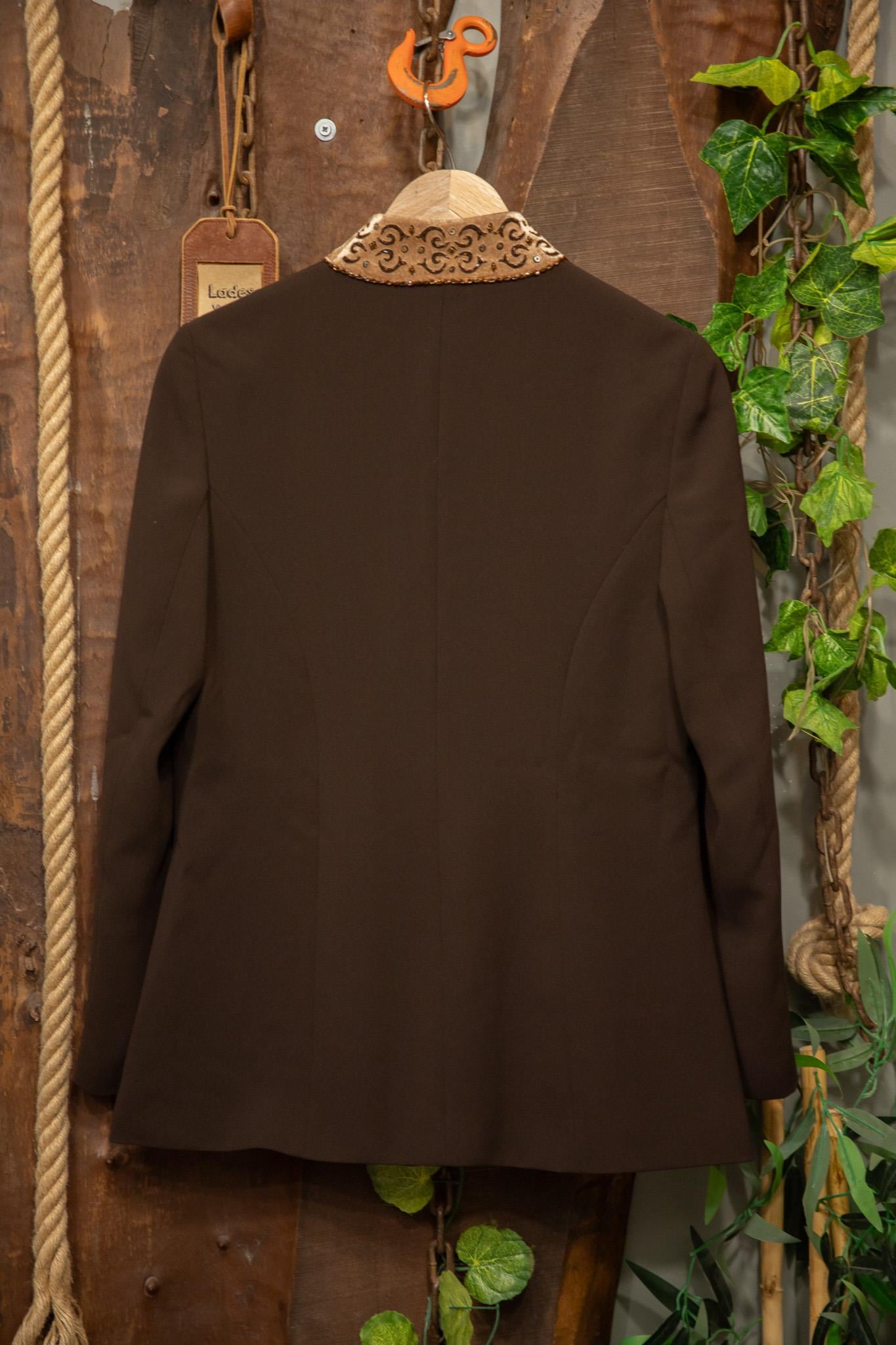 Brown Boho Yaka Detay 90's Ceket
