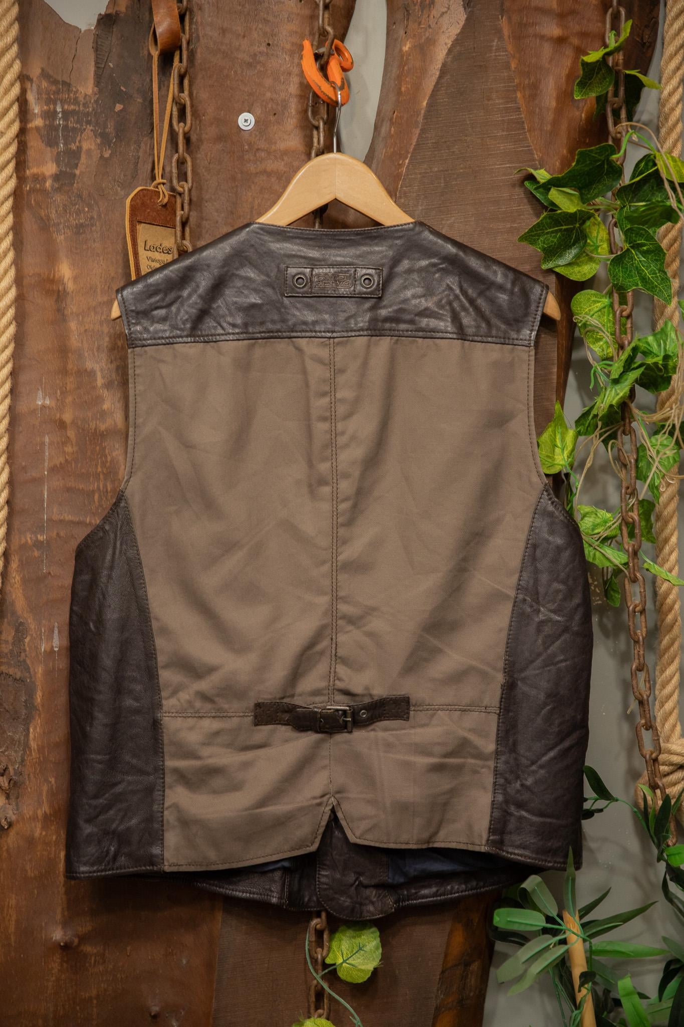 Camel Active Original Acı Kahve Deri Yelek