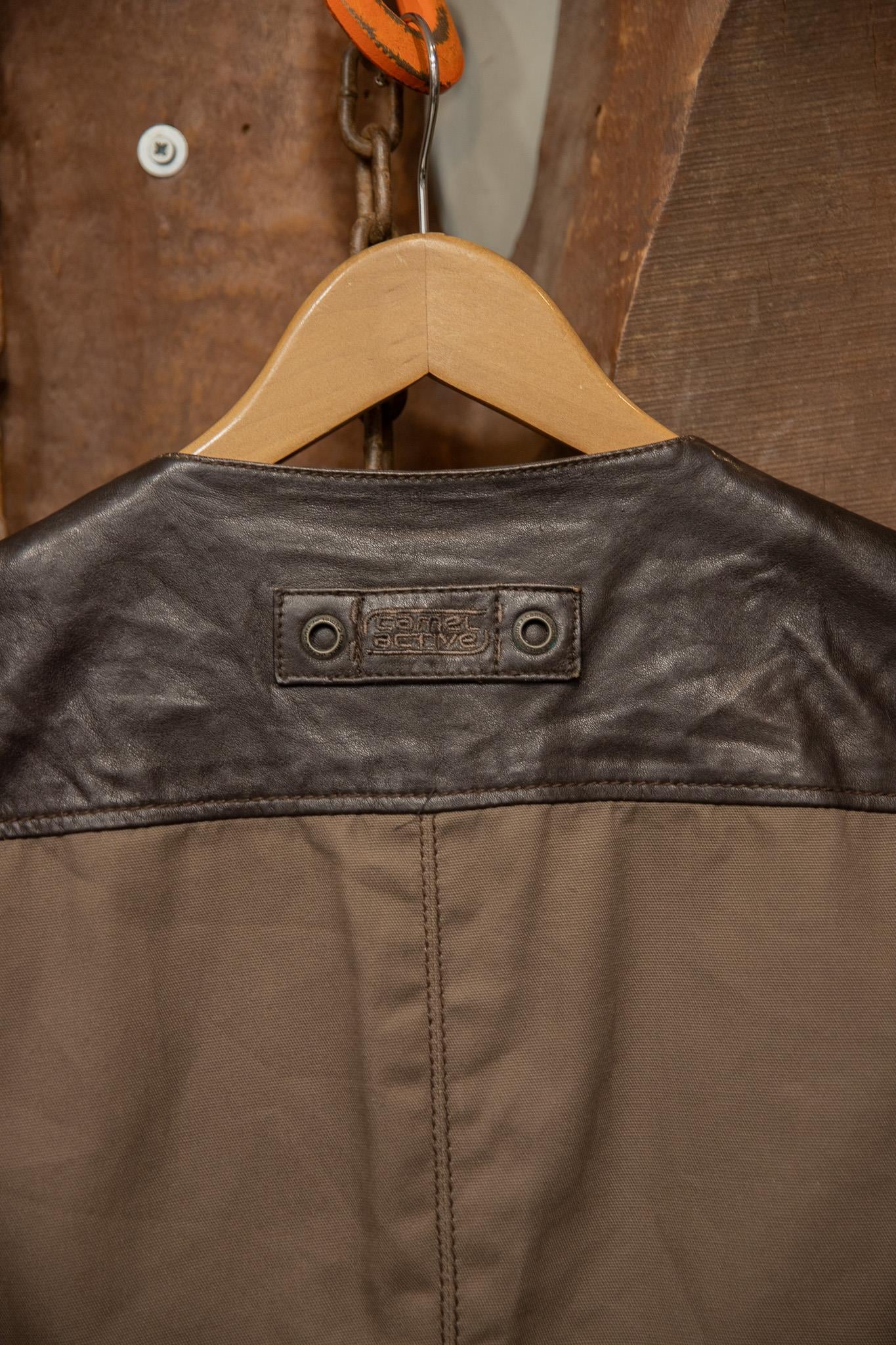 Camel Active Original Acı Kahve Deri Yelek