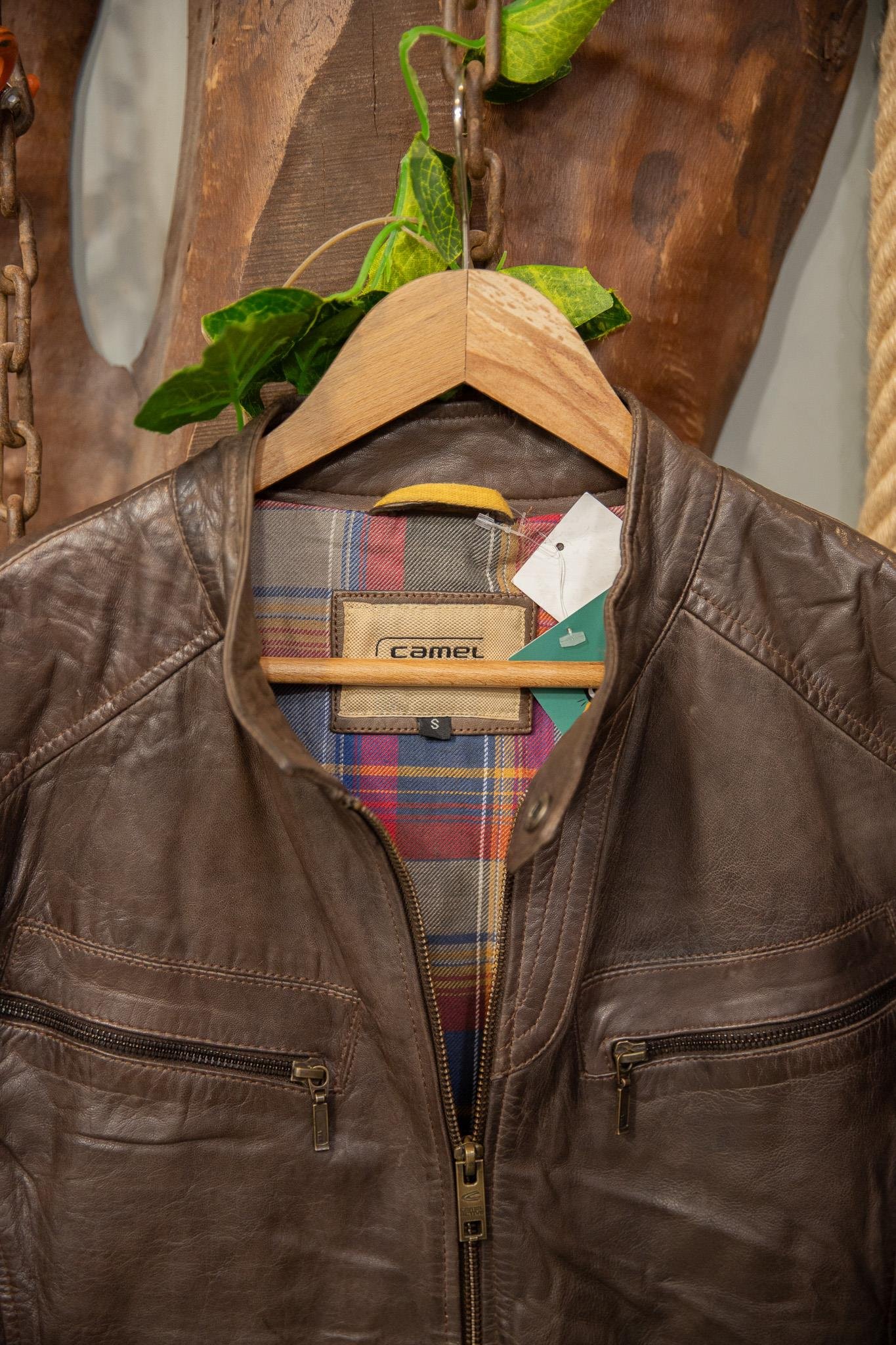 Camel Active Original Biker Deri Ceket