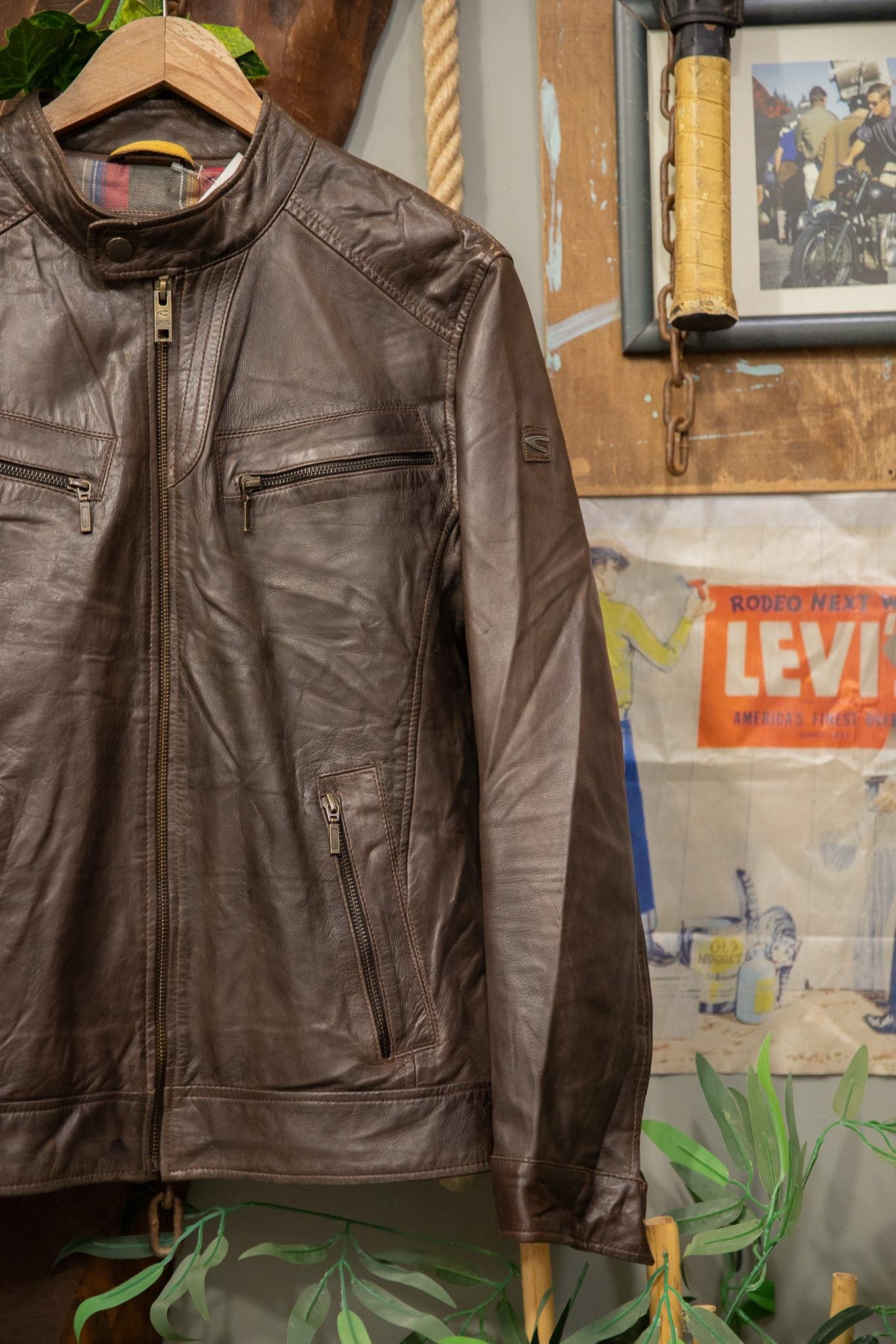 Camel Active Original Biker Deri Ceket