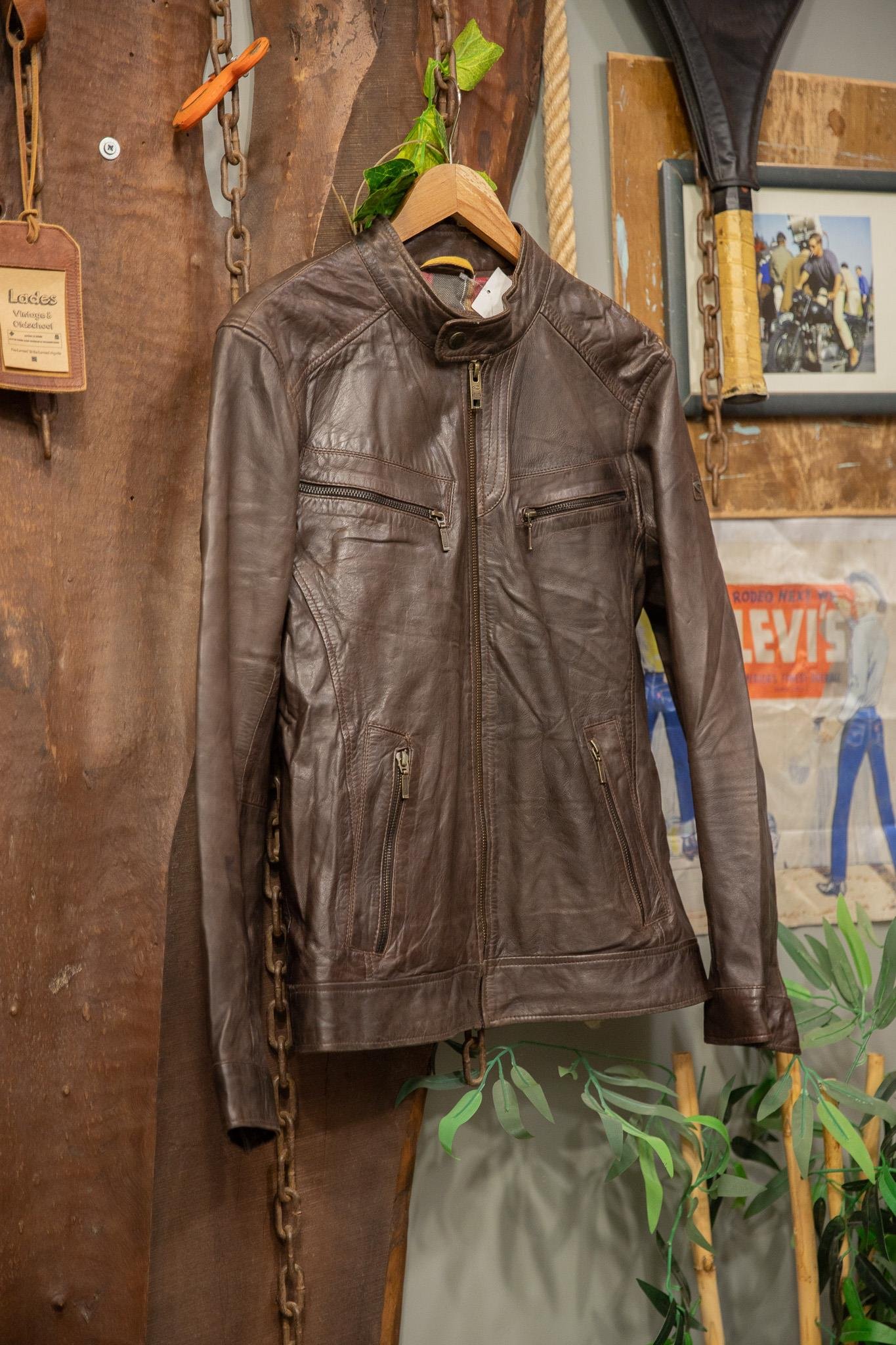 Camel Active Original Biker Deri Ceket