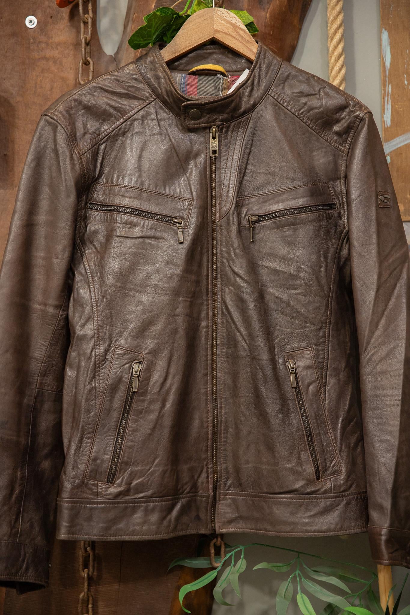 Camel Active Original Biker Deri Ceket