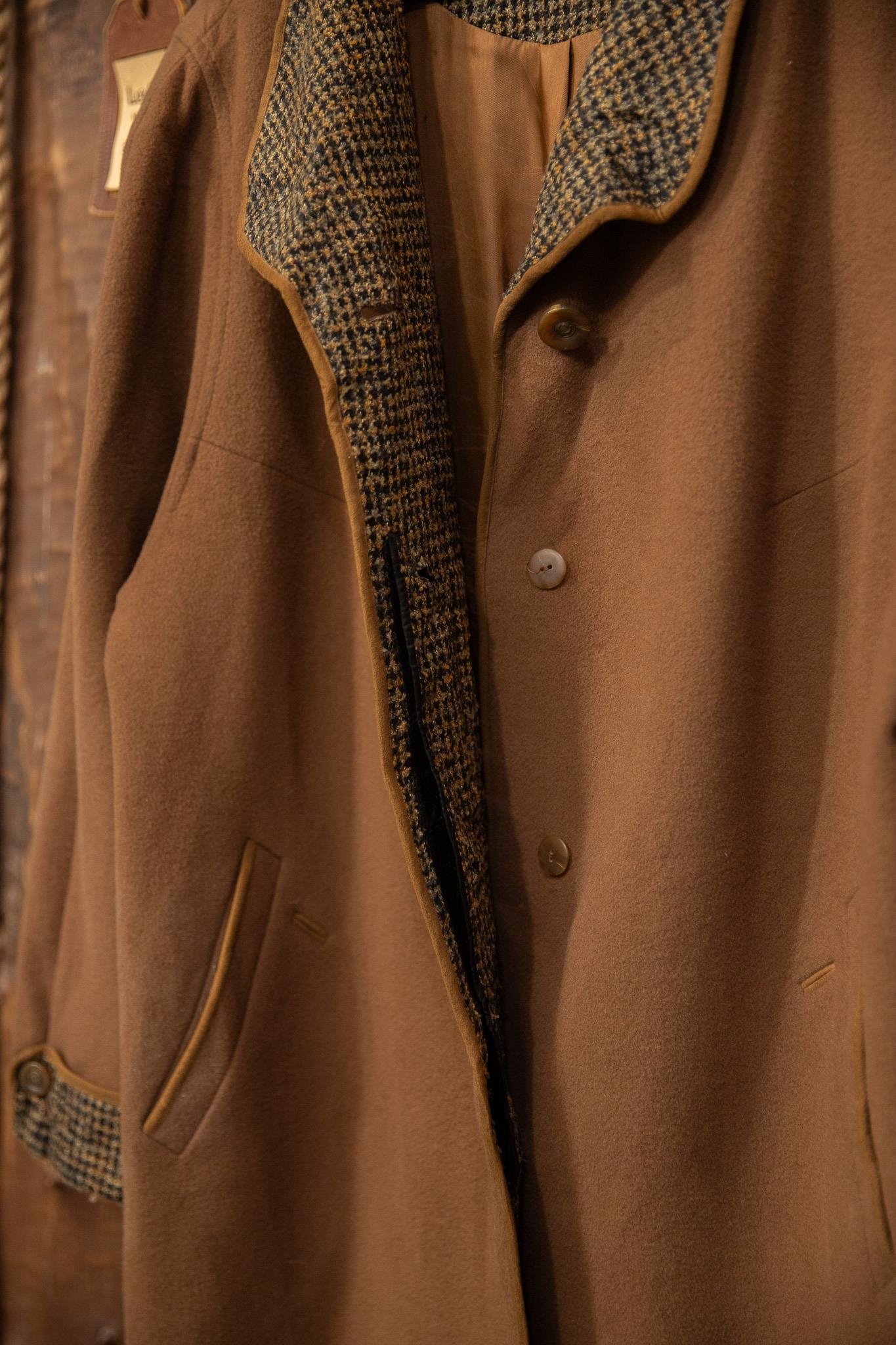 Camel Oversize Kaşe Kaban