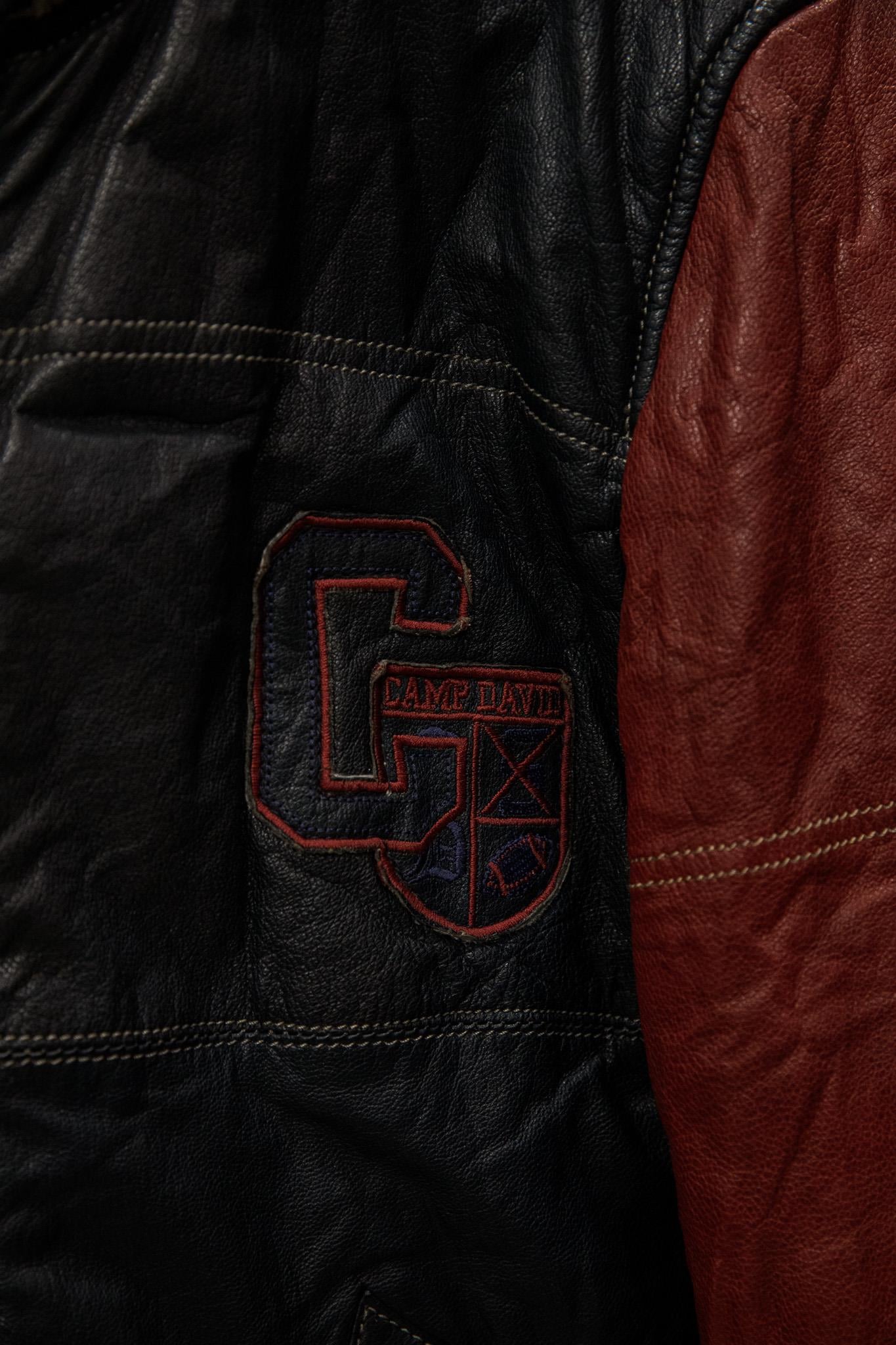 CAMP DAVID RED PREMIUM Bomber Deri Ceket